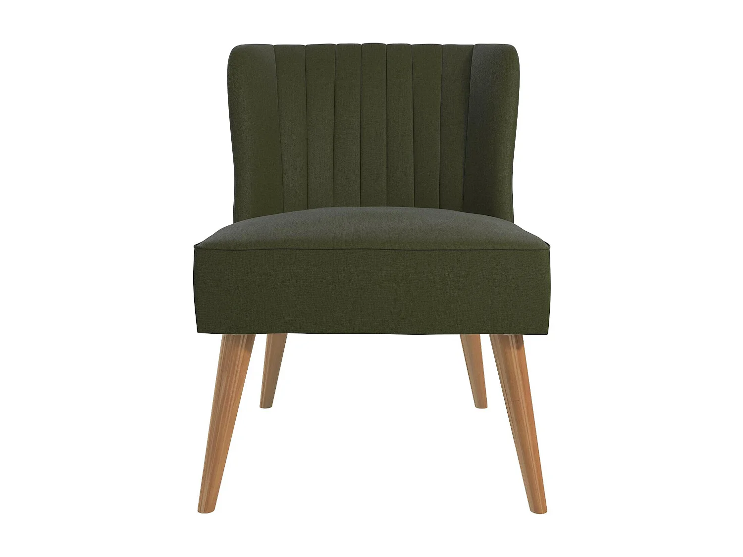 Brittany | Fauteuils en tissu vert