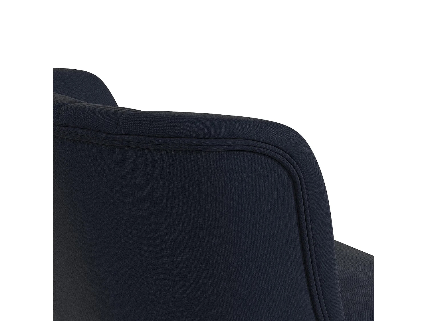 Brittany | Fauteuils en tissu bleu marine