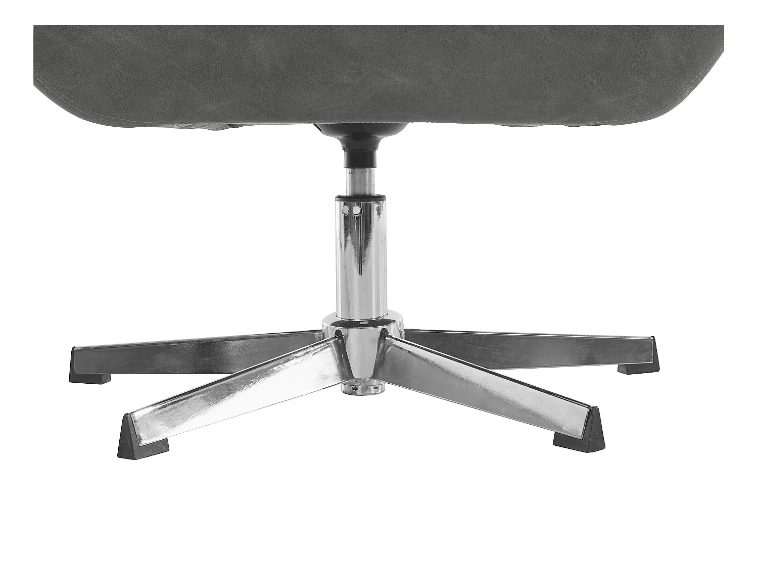 Sedia Accent in PU grigio