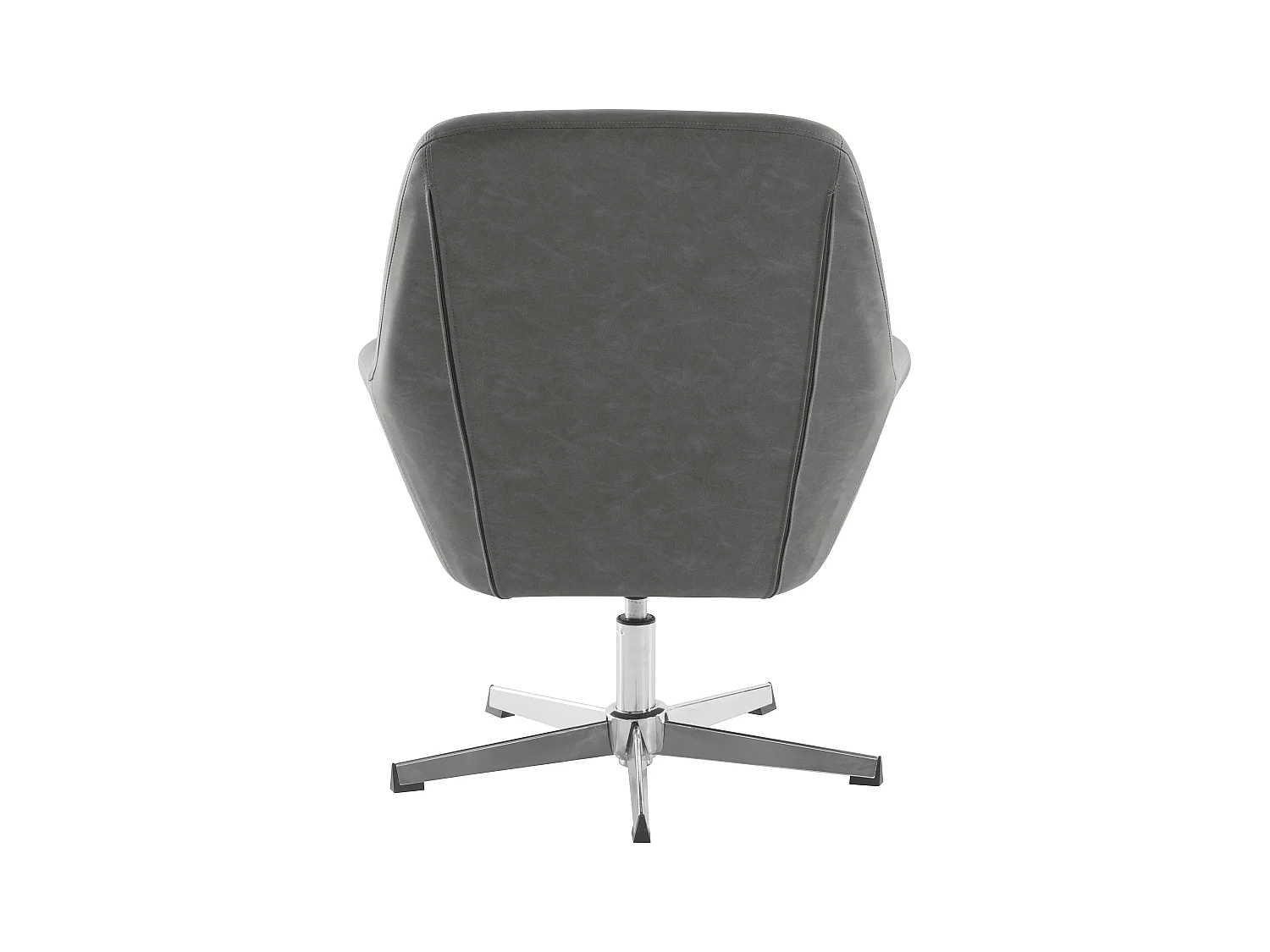 Sedia Accent in PU grigio