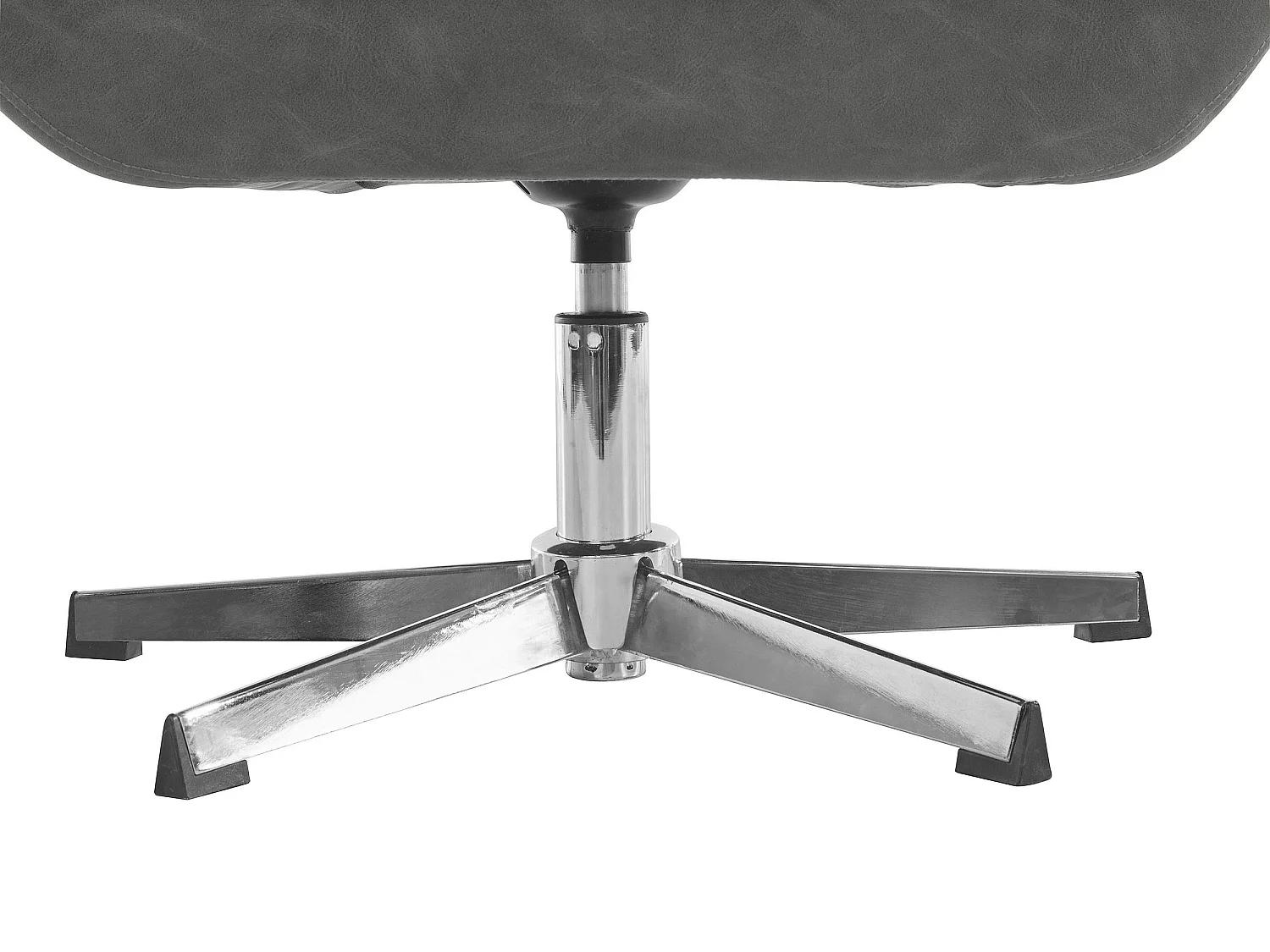 Silla decorativa en PU gris