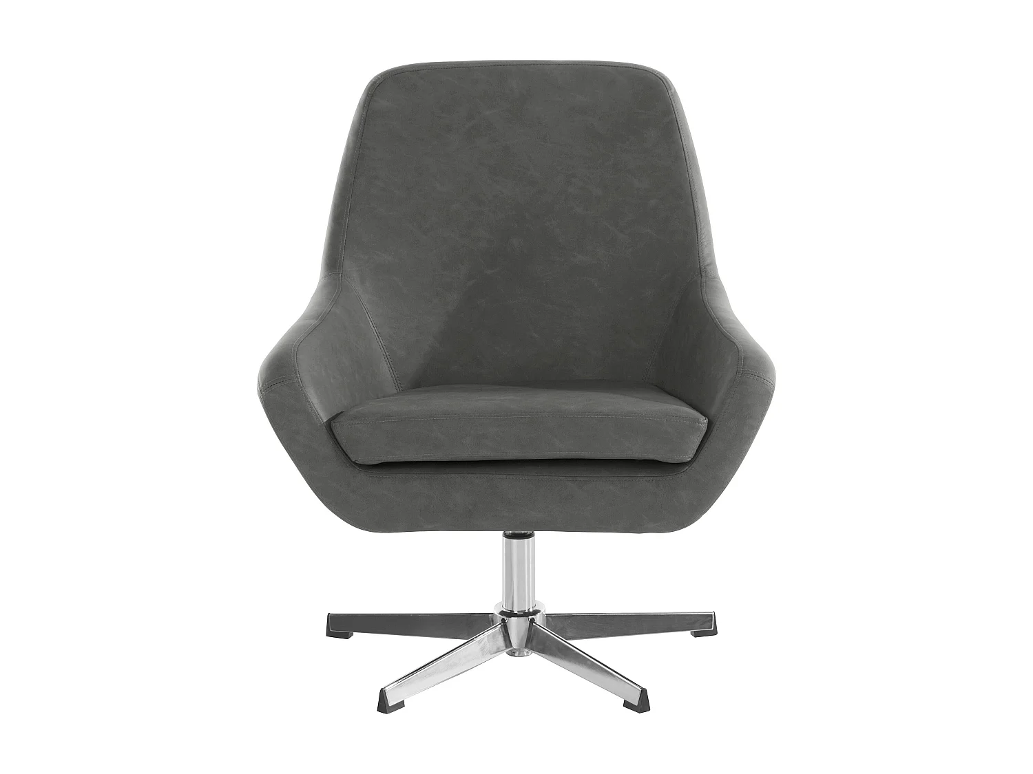 Sedia Accent in PU grigio