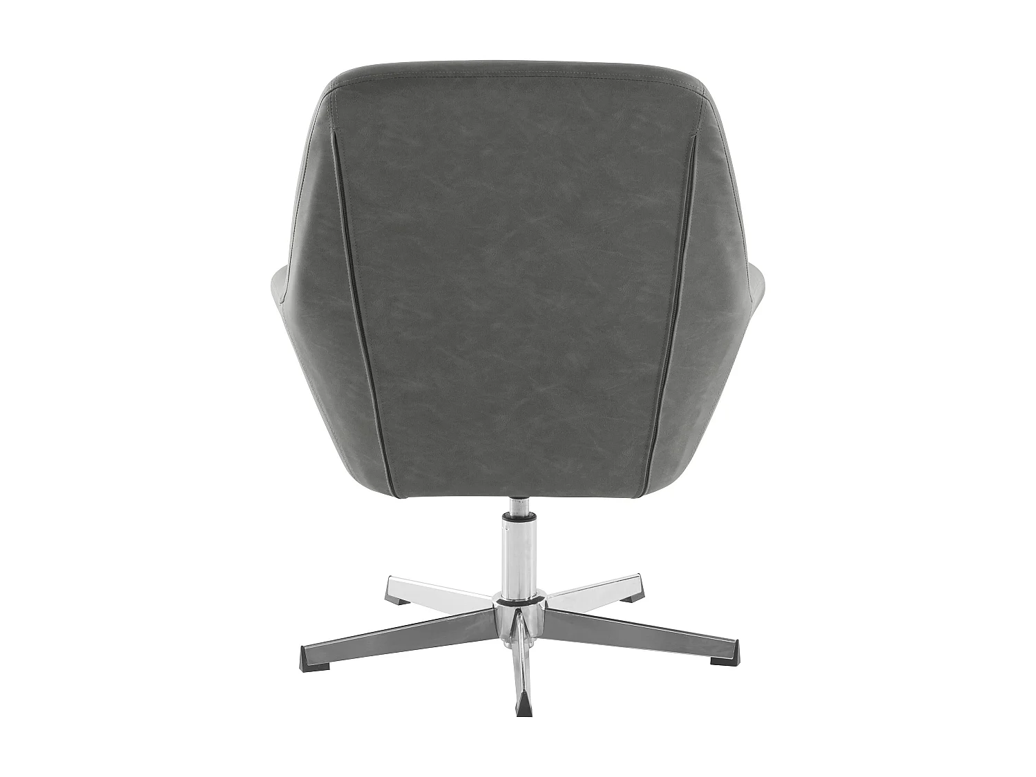 Sedia Accent in PU grigio