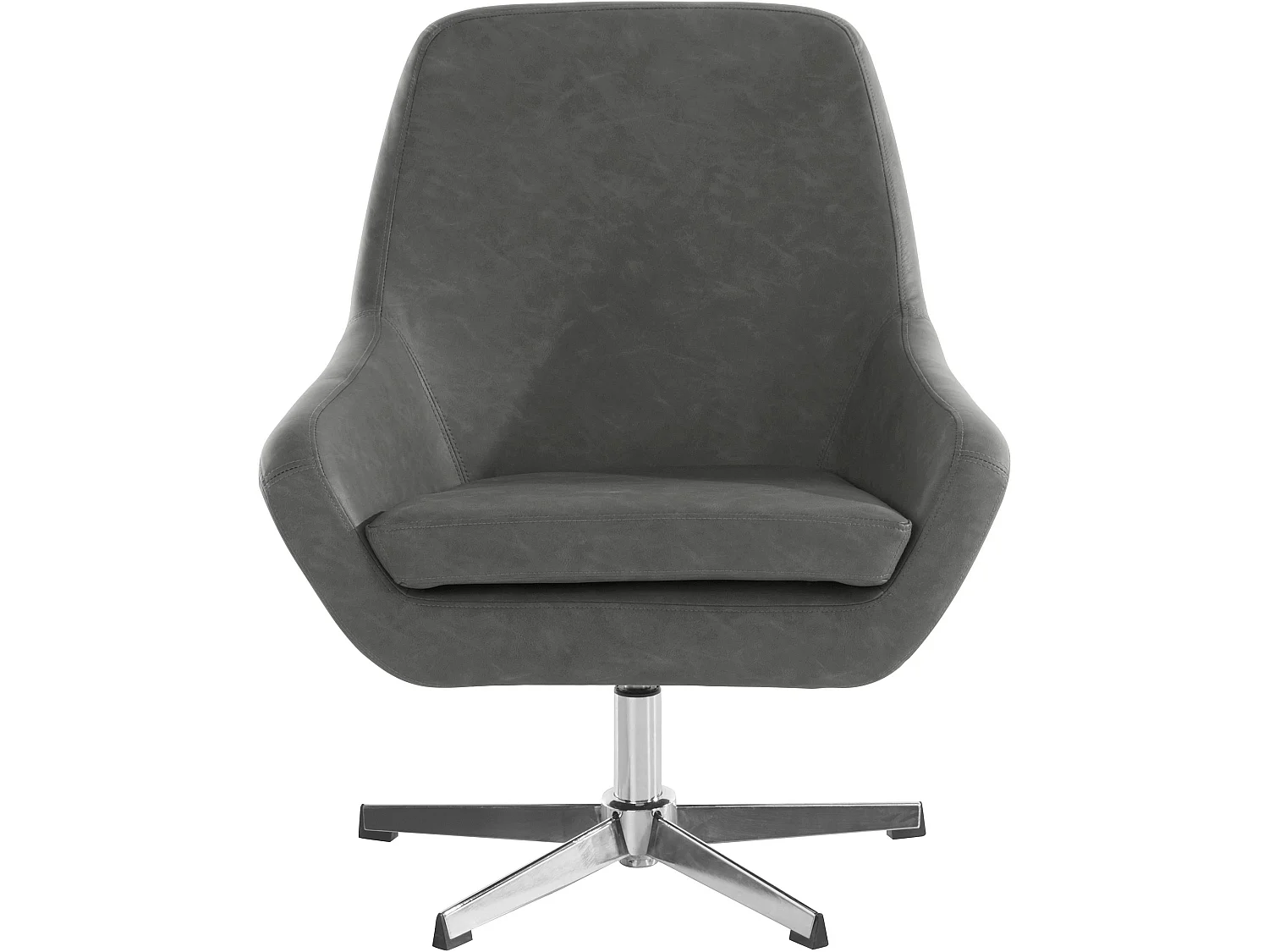 Naomi | Chaise d'appoint en PU gris