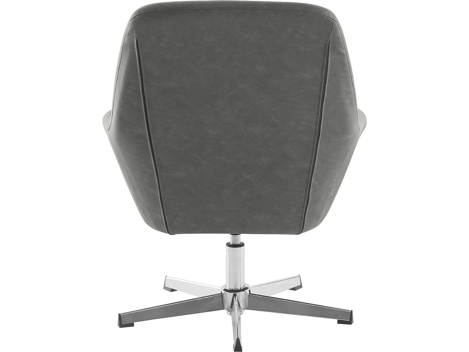 Naomi | Chaise d'appoint en PU gris
