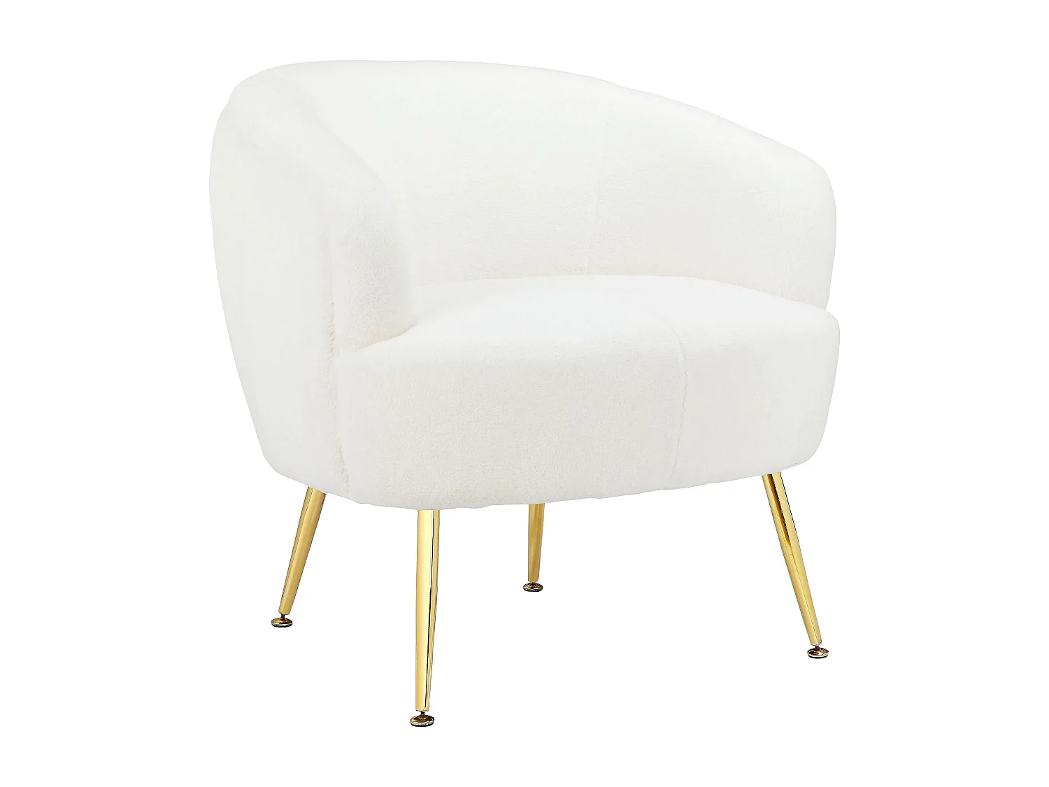 Silla decorativa en blanco osito