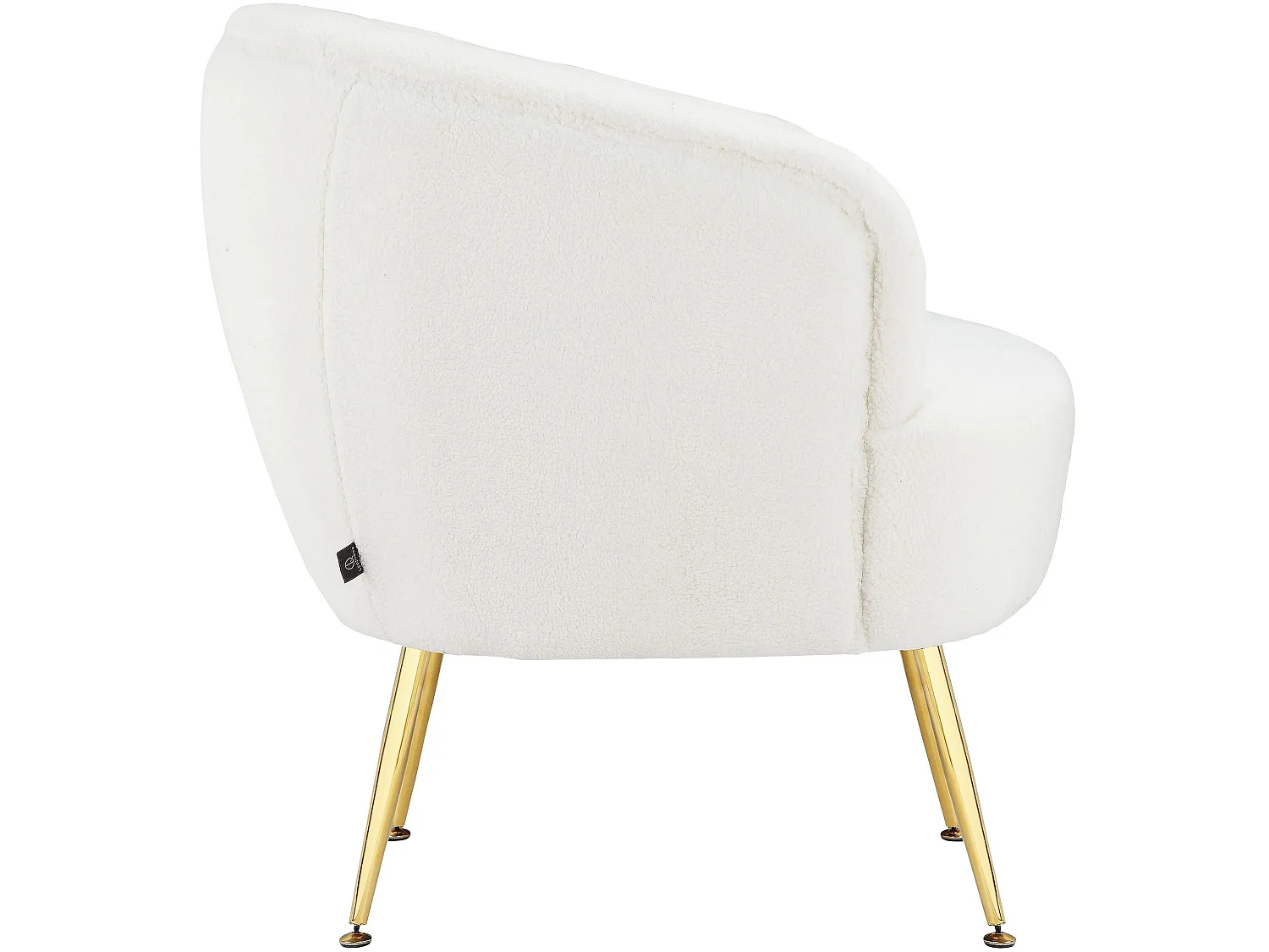 Silla decorativa en blanco osito