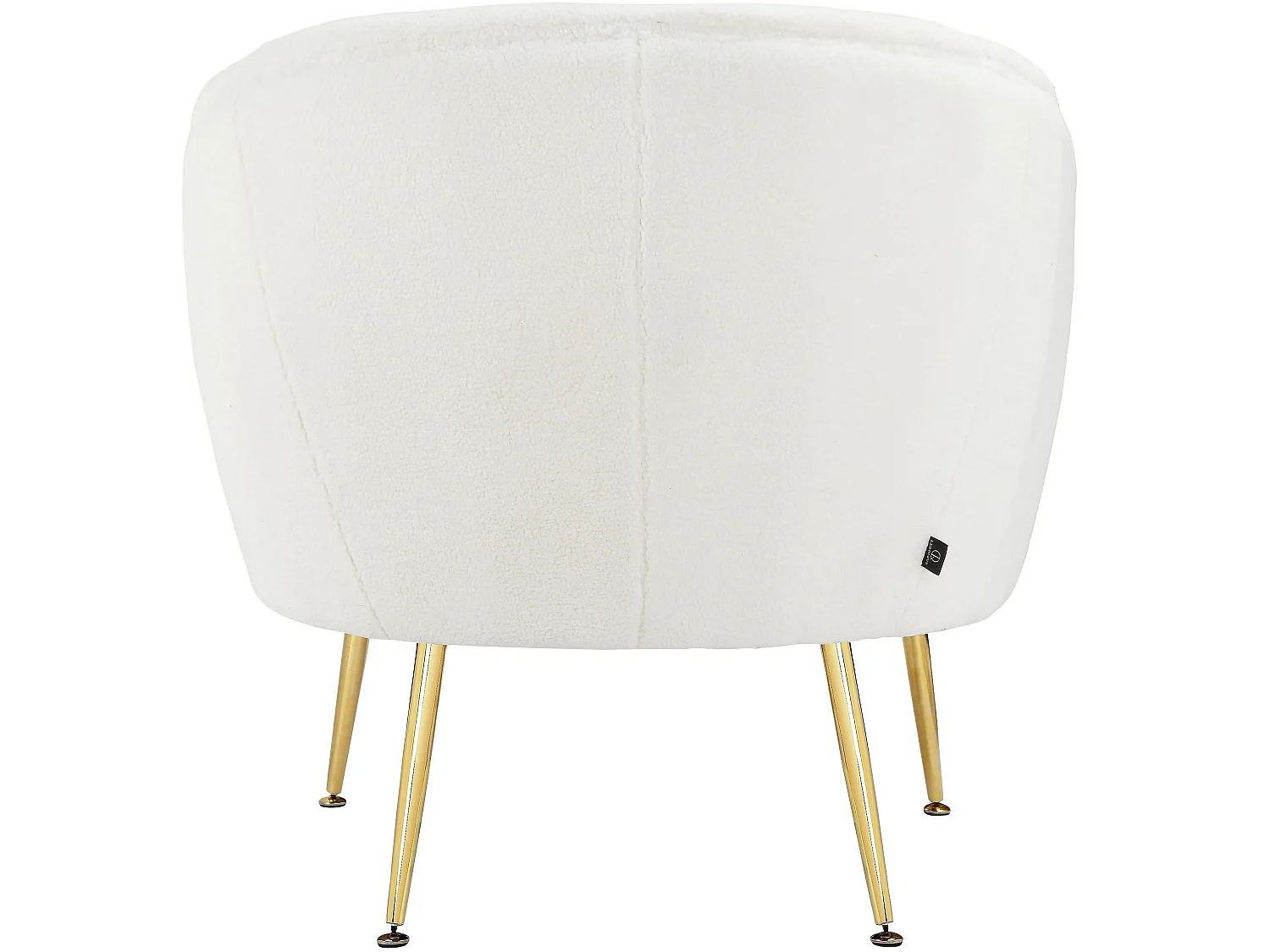 Silla decorativa en blanco osito