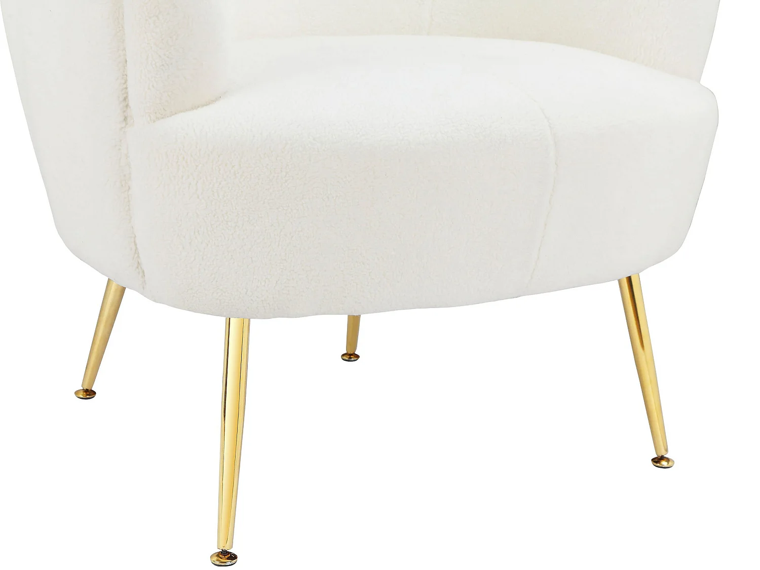 Silla decorativa en blanco osito
