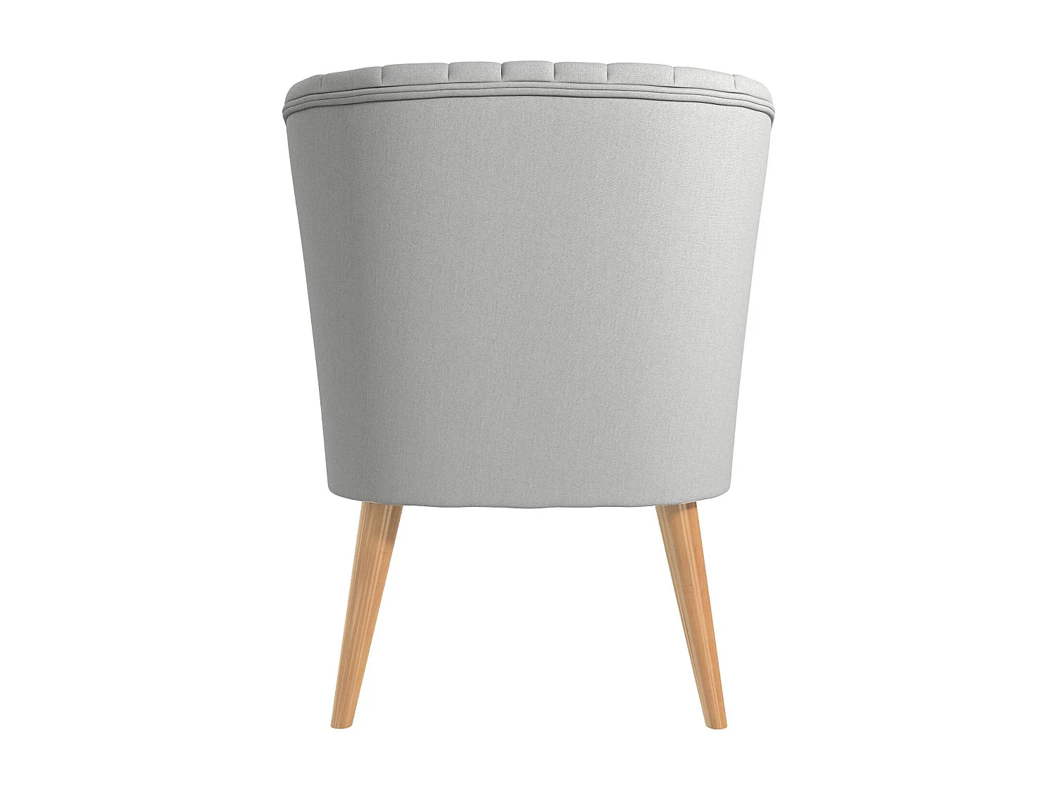 Brittany | Fauteuils en tissu gris clair