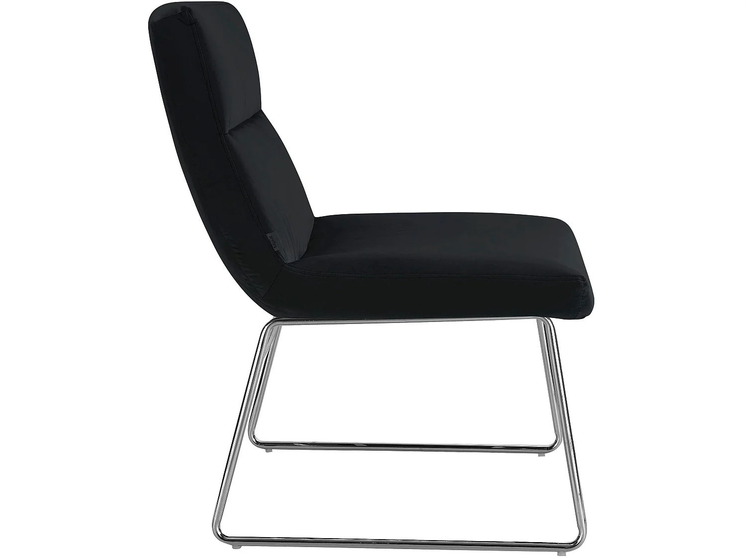 Gil | Fauteuils en velours noir