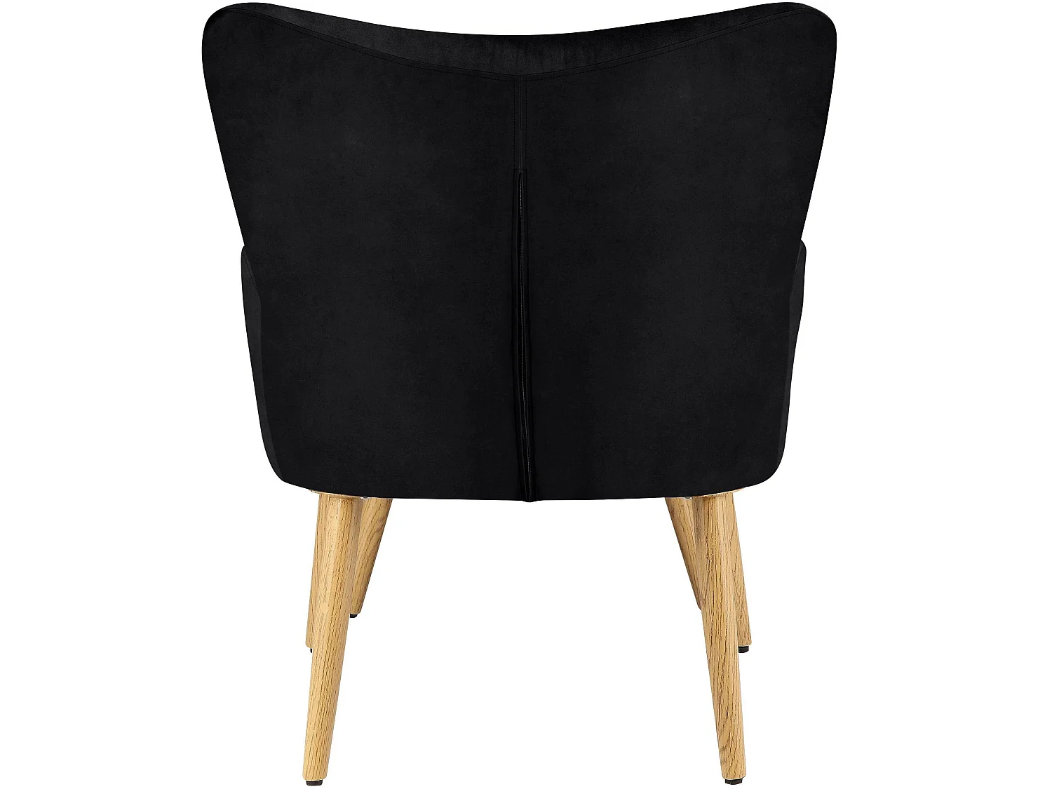 Coco | Fauteuils avec tabouret en velours noir