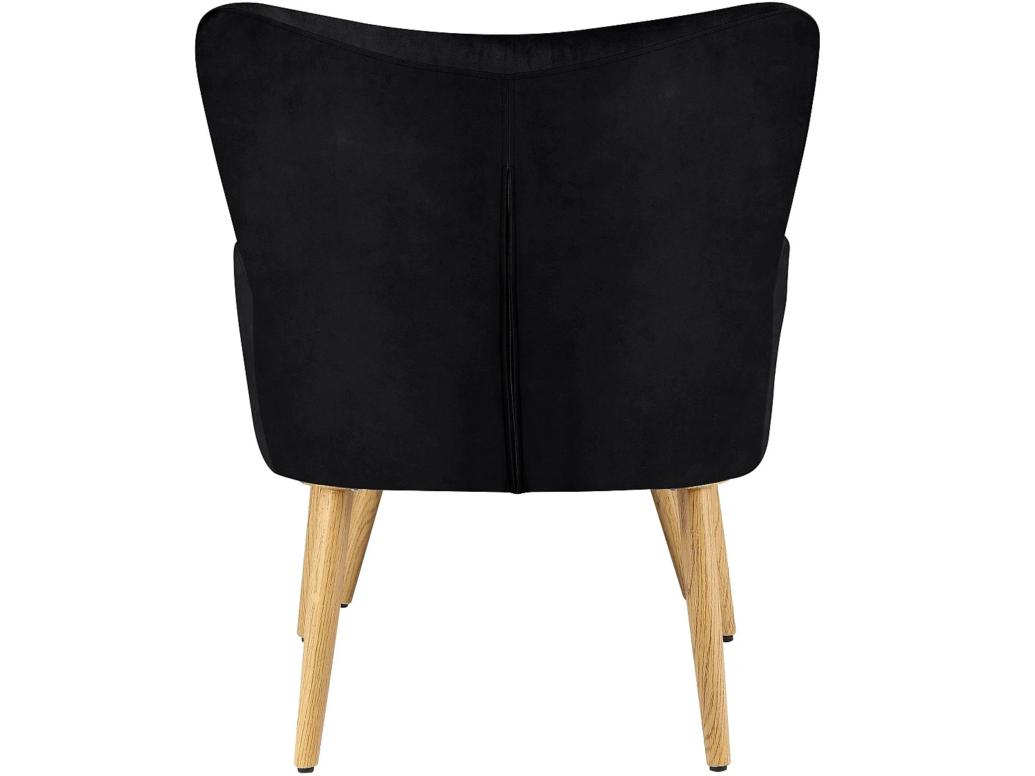 Coco | Fauteuils avec tabouret en velours noir