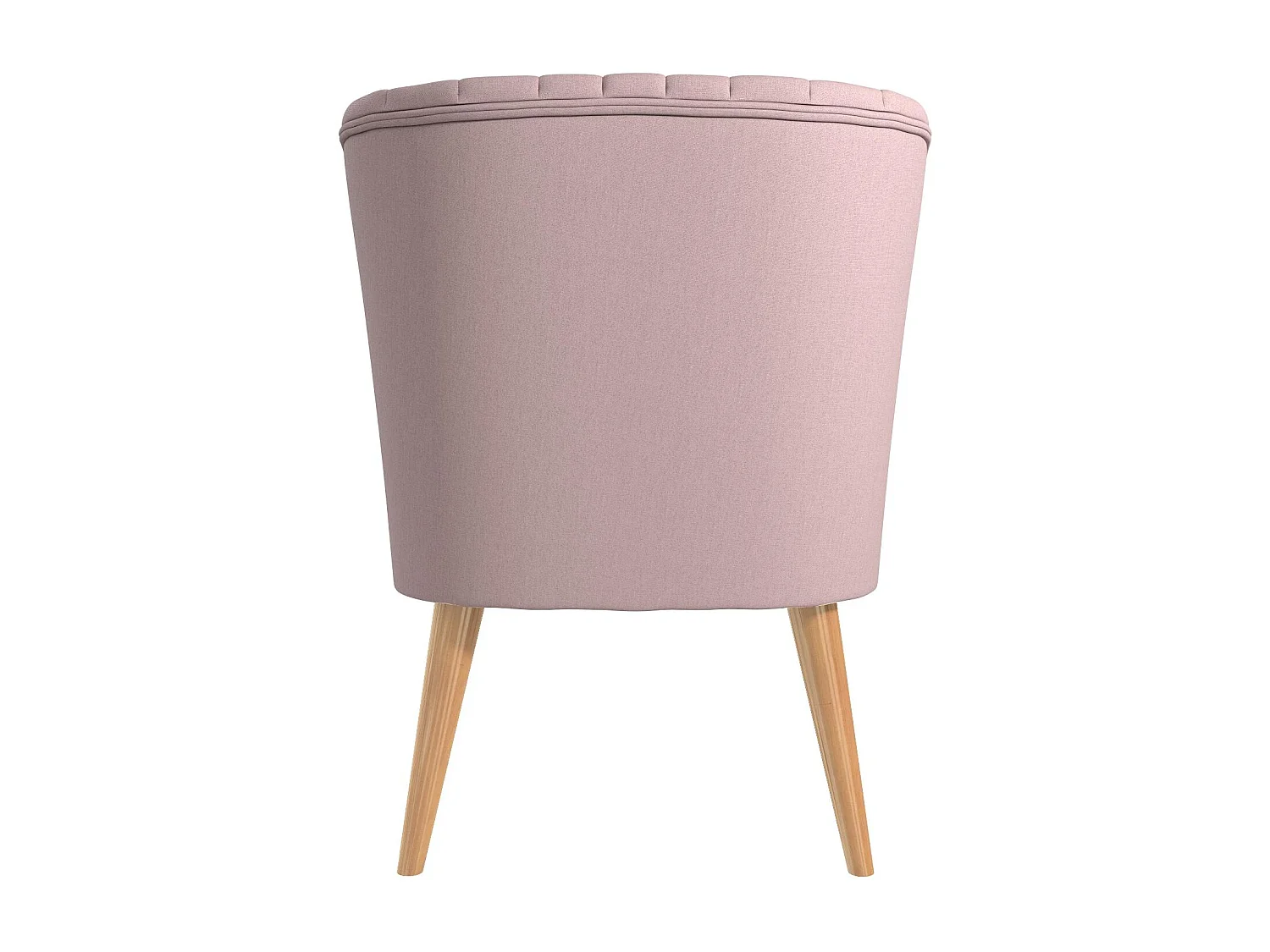 Gepolsterter Akzentstuhl in Leinenblau