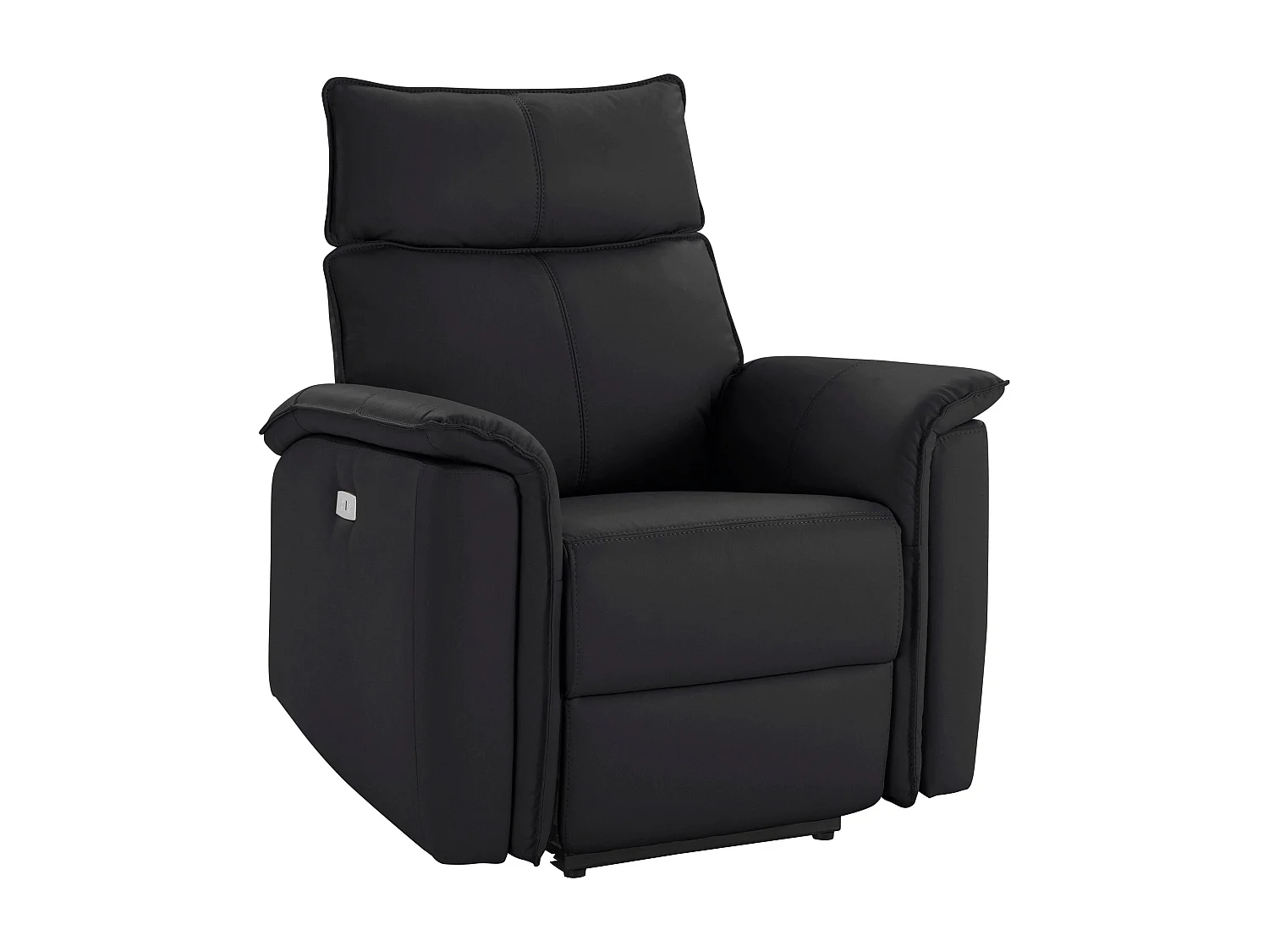 Zola | Fauteuil inclinable en PU noir