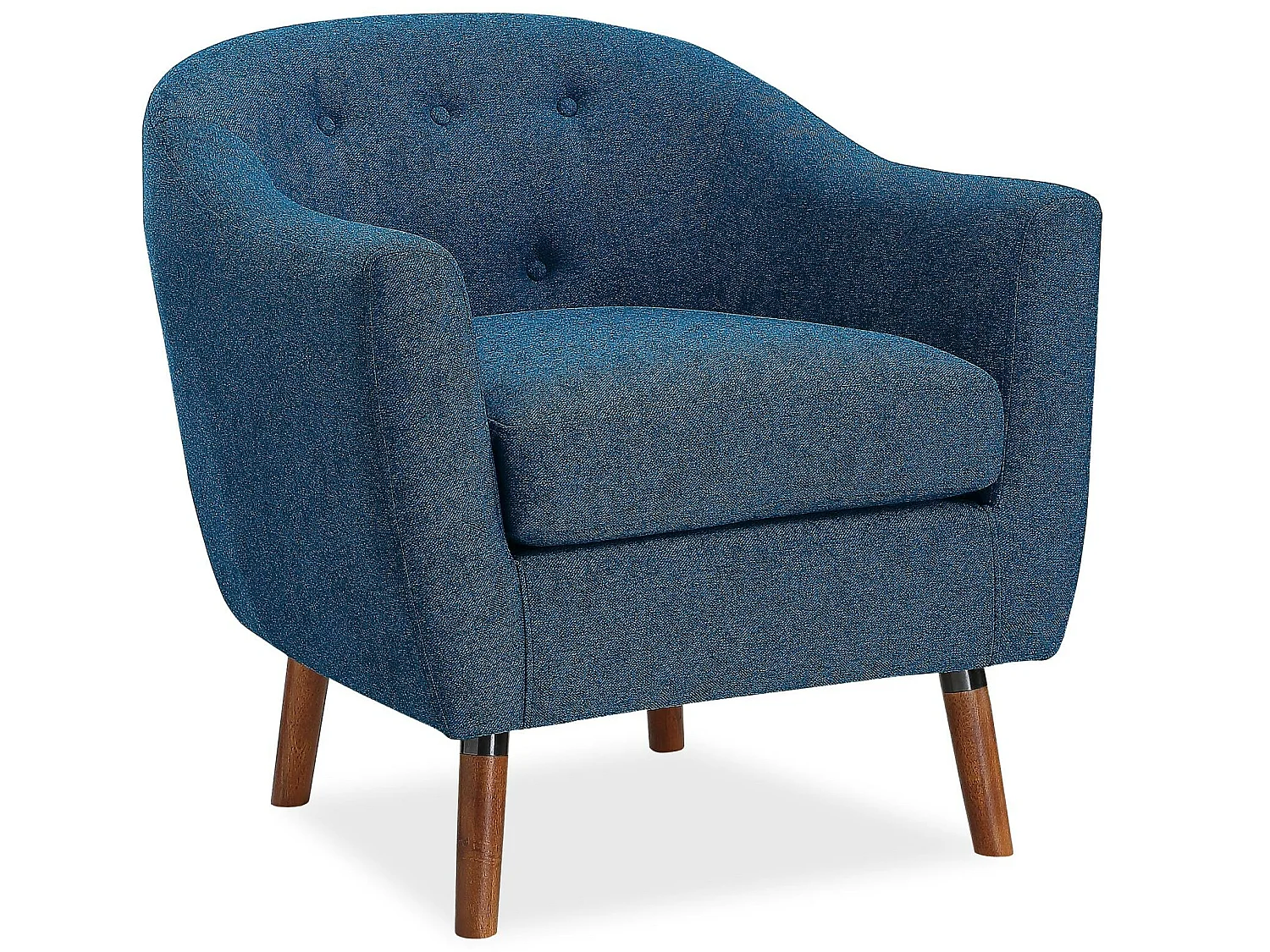 Brie | Chaise d'appoint en tissu bleu