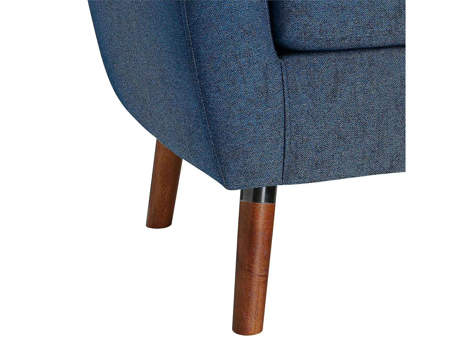 Brie | Chaise d'appoint en tissu bleu