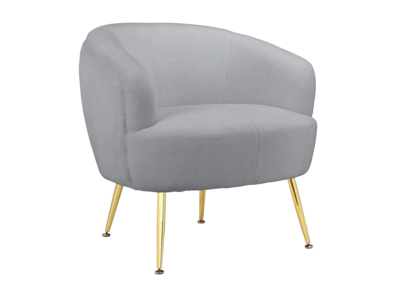 Akzentstuhl in Teddygrau
