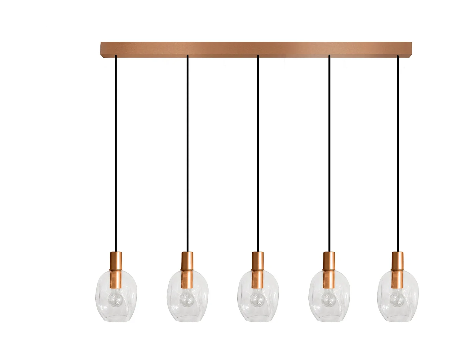 Suspensão TOSEL  VINGOLF vidro bar azul D60 x  H100  cm