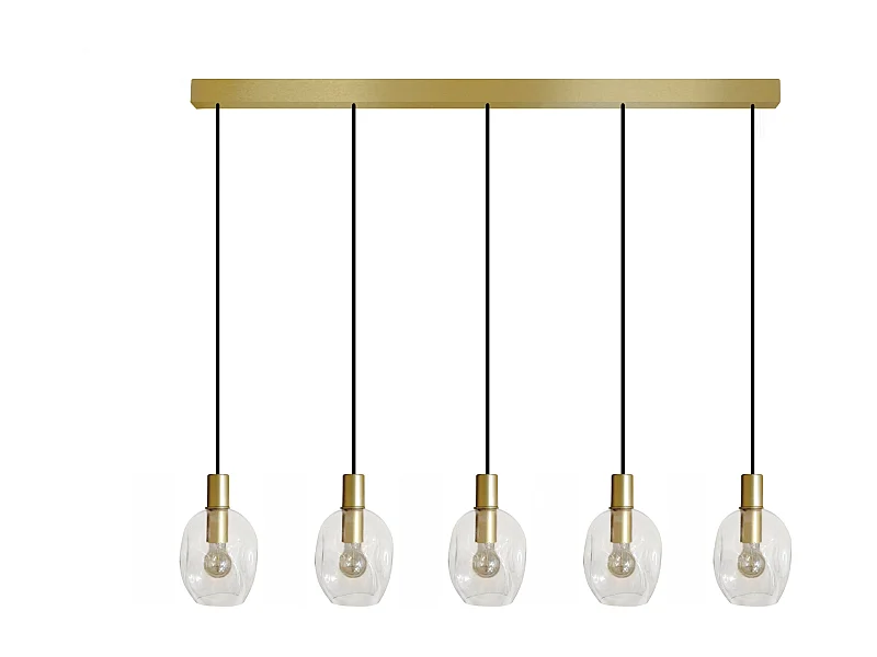 Lustre TOSEL ,métal,foncé  ,P100xD20x DHcm