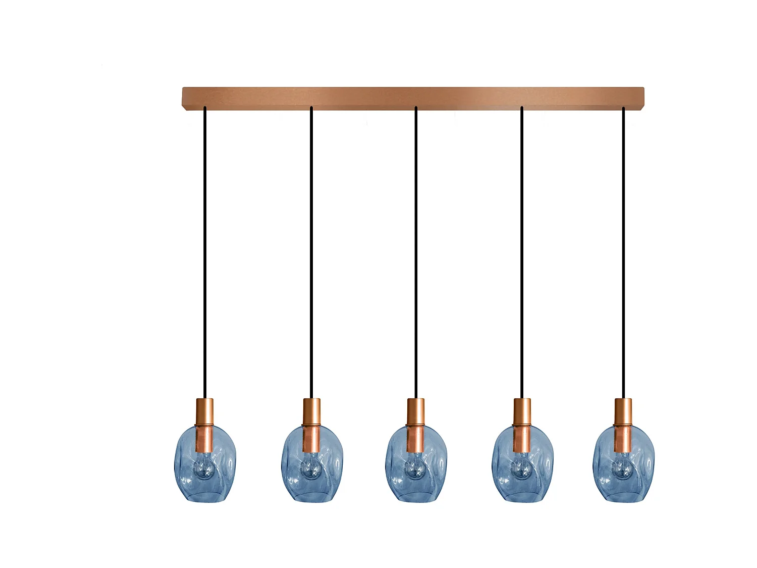Lustre TOSEL ,métal,Bleu,P100xD20xDHcm