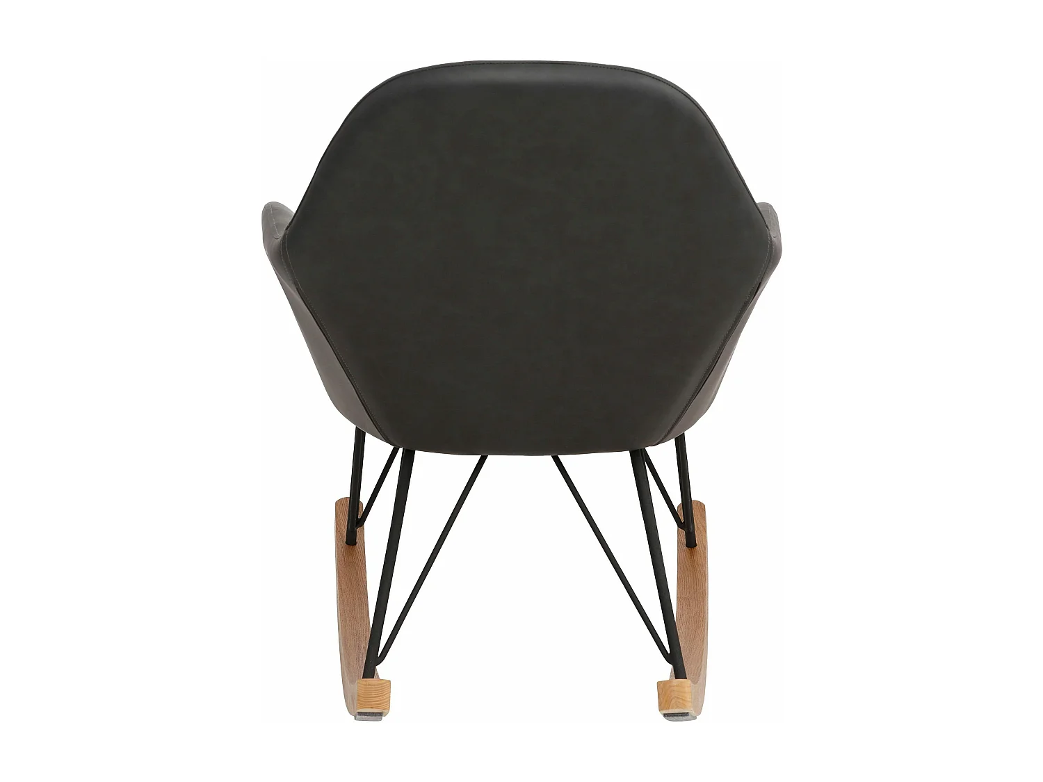 Tampa | Fauteuil à bascule en PU gris