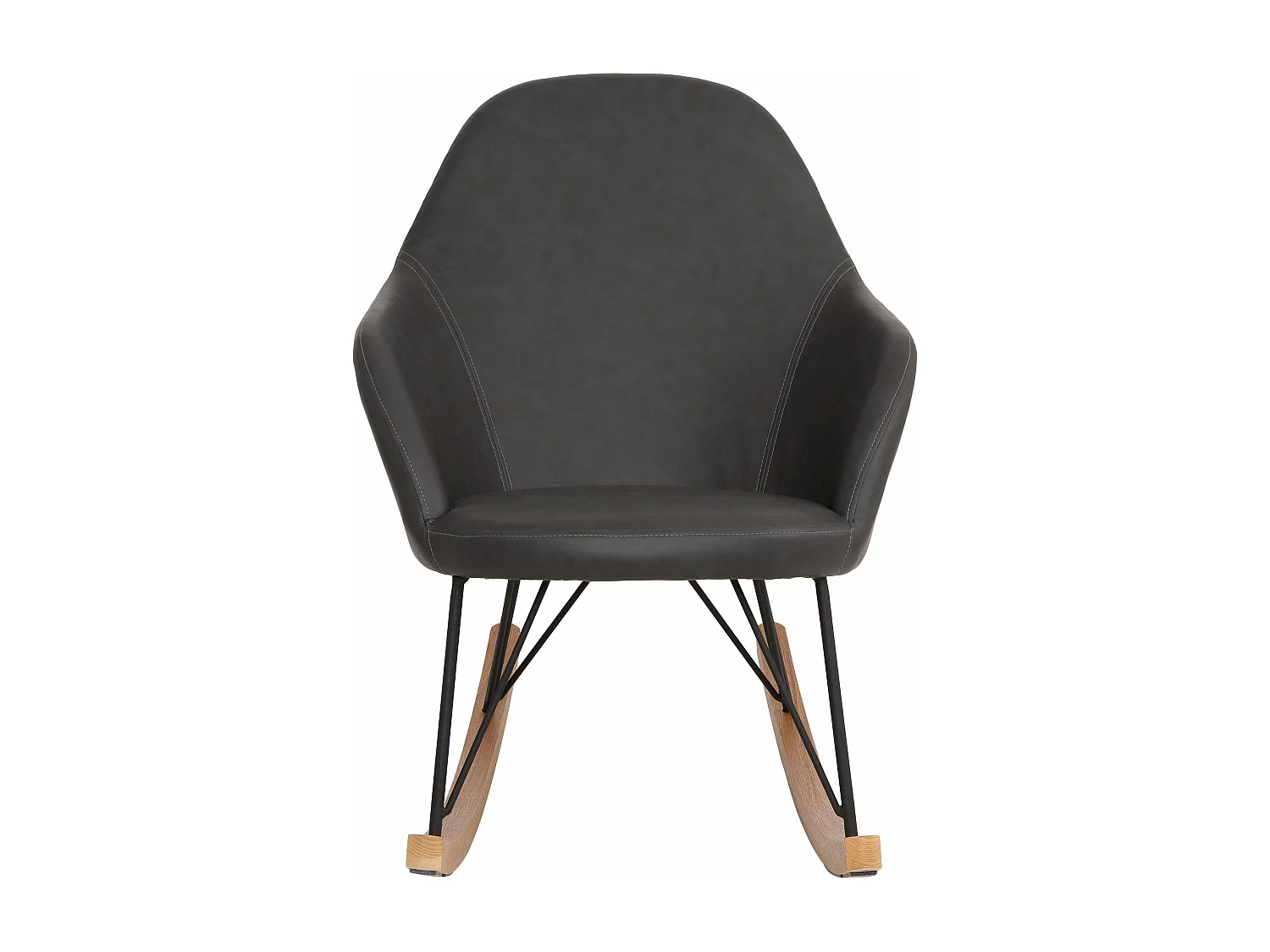 Tampa | Fauteuil à bascule en PU gris