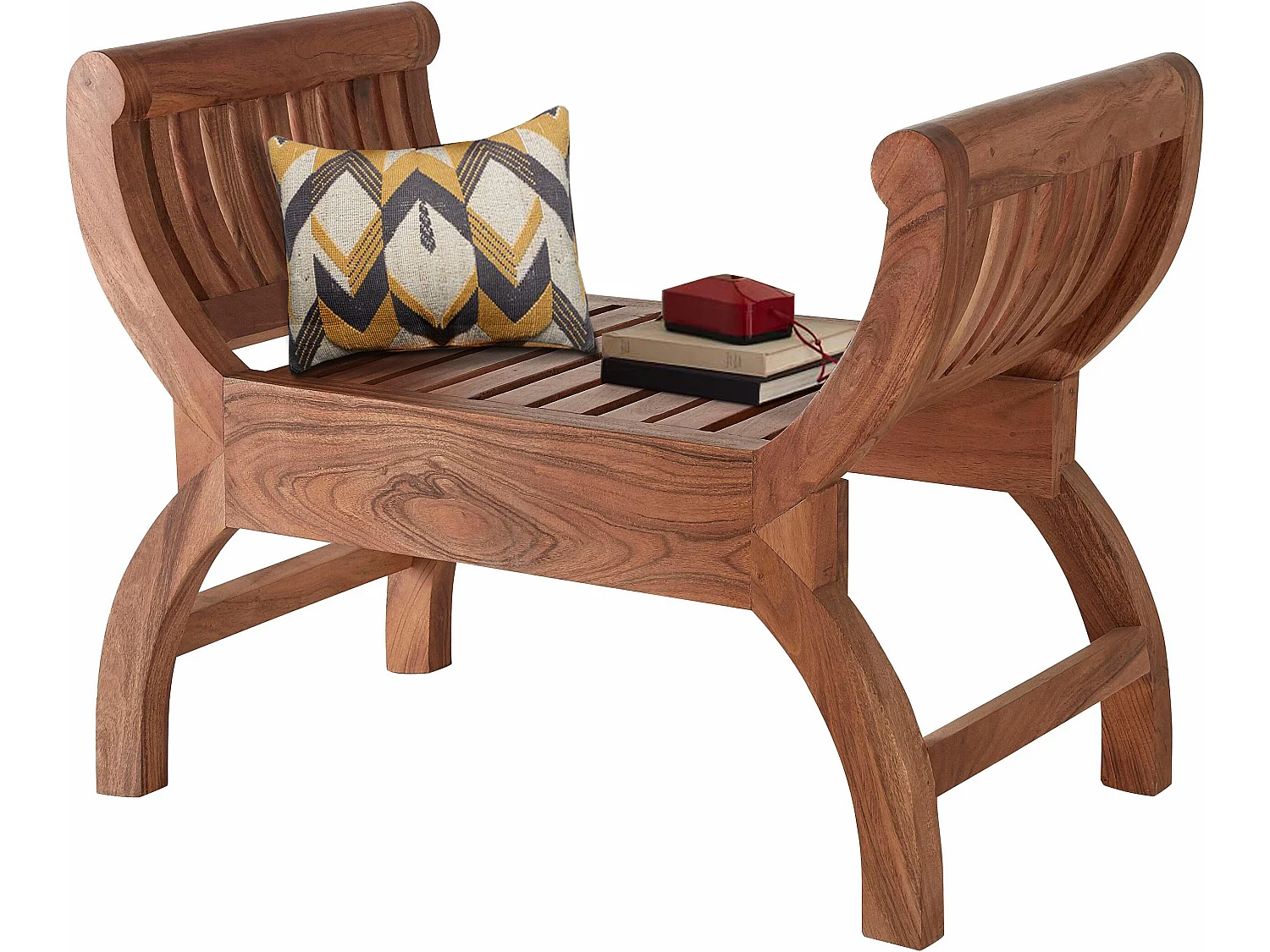 Prem | Pouf en marron acacia