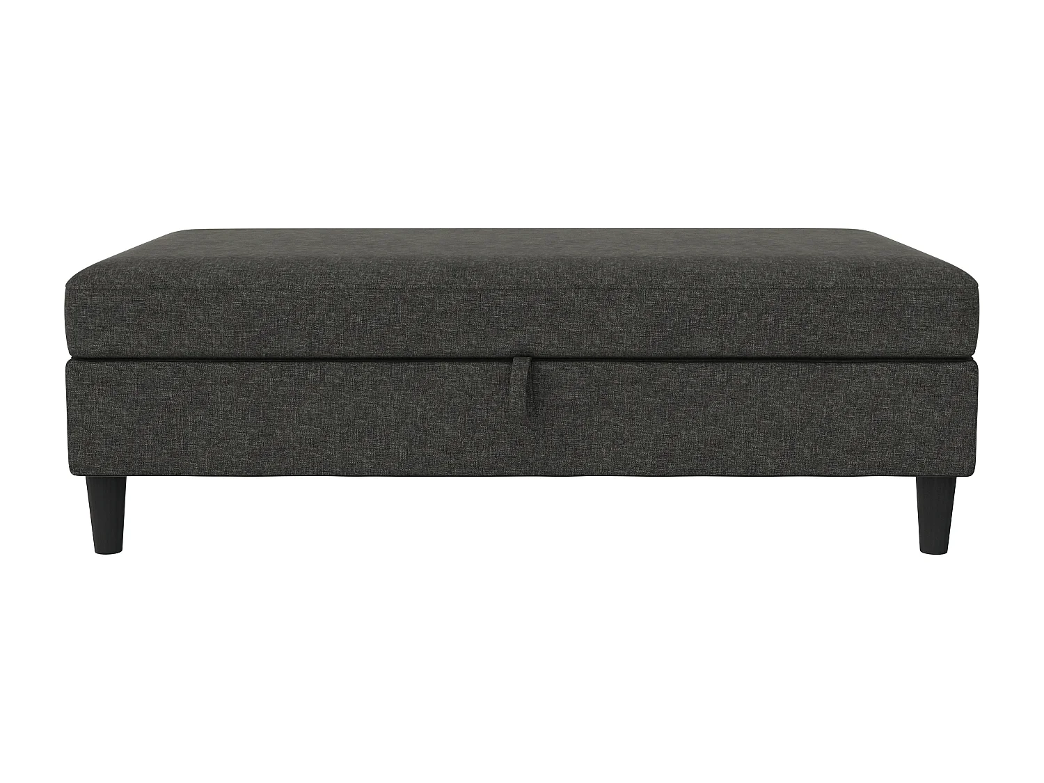 Hartford-Ottomane in linnen antraciet