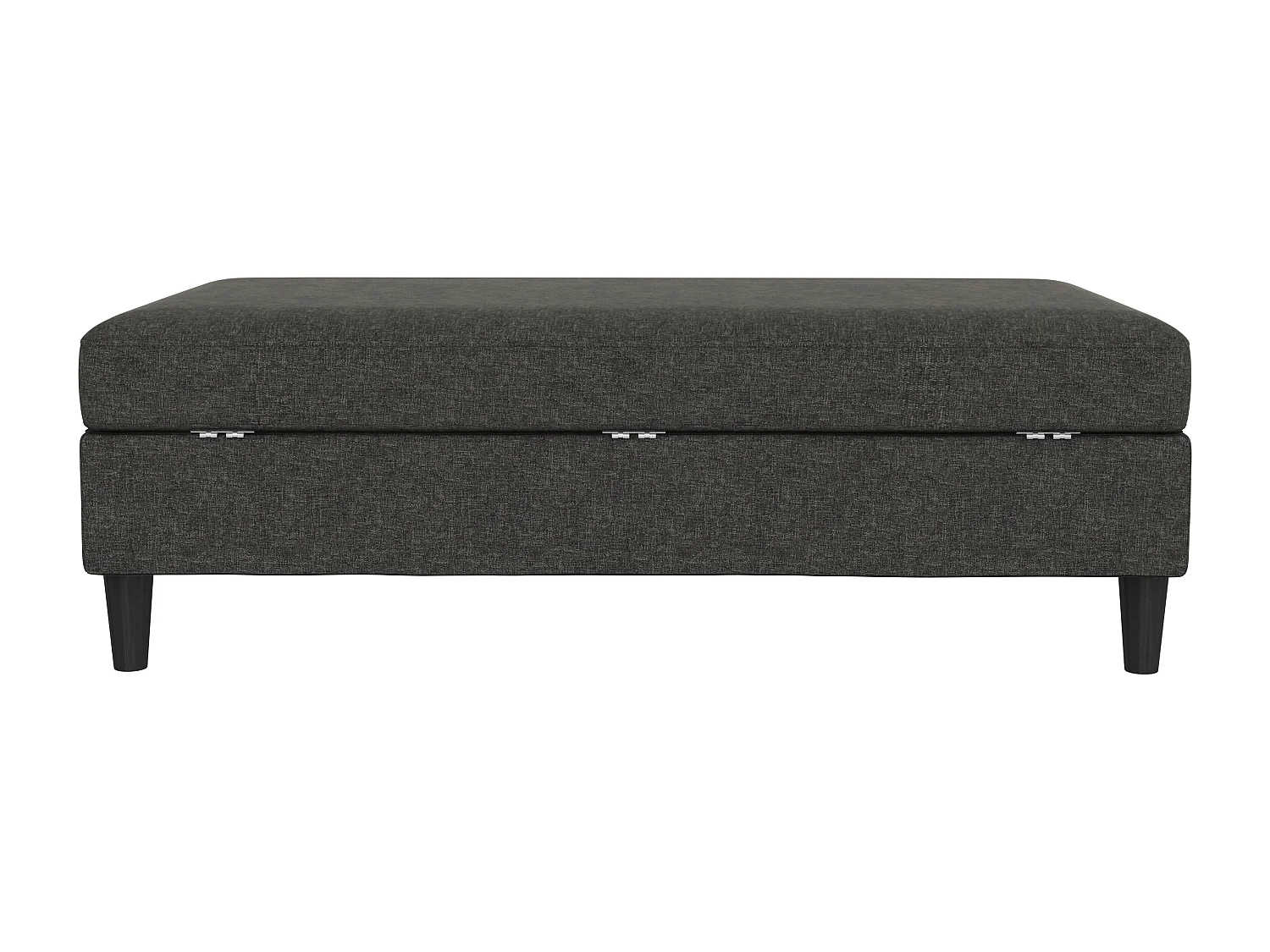 Hartford-Ottomane in linnen antraciet