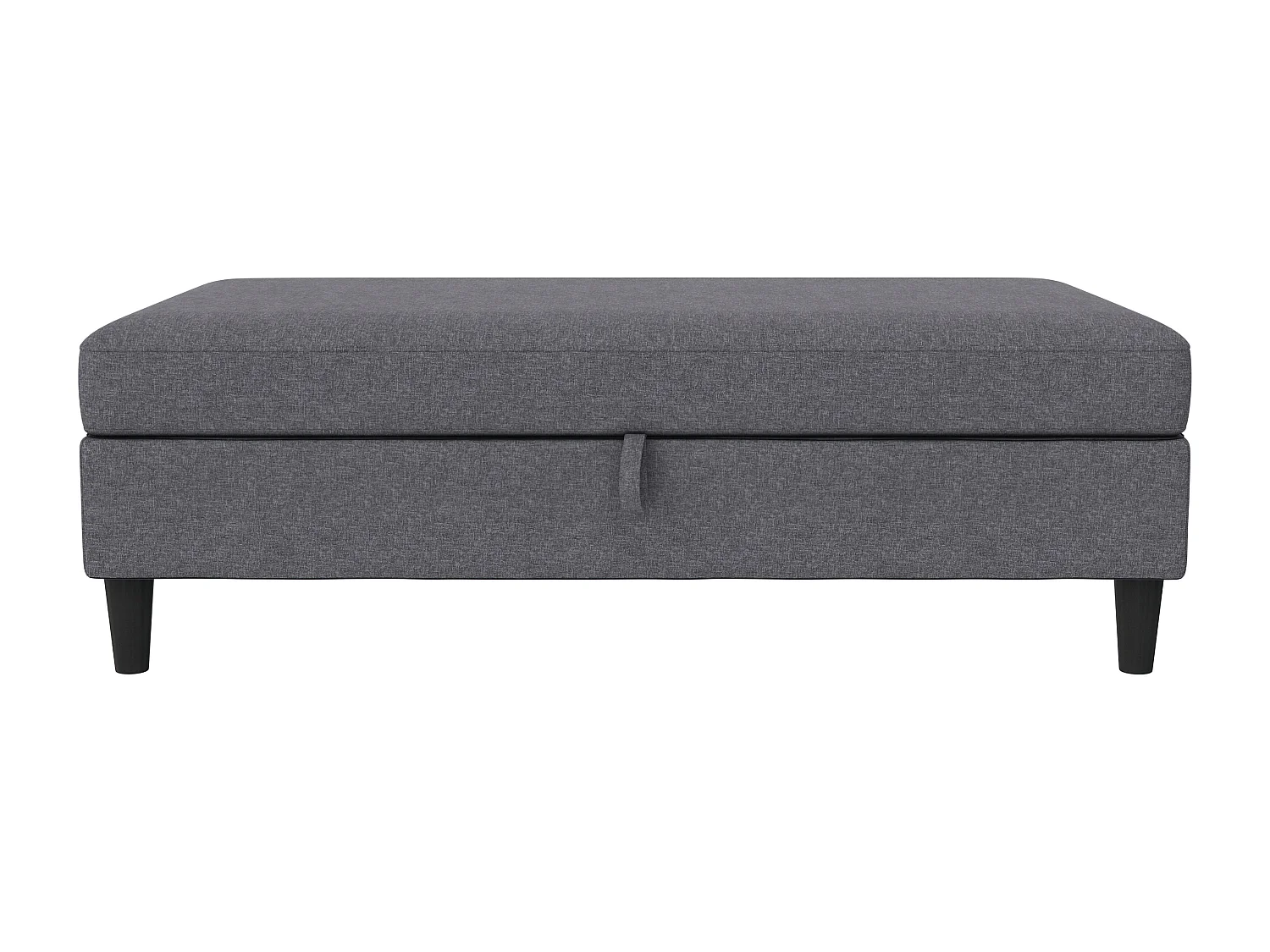 Hartford | Pouf en tissu gris