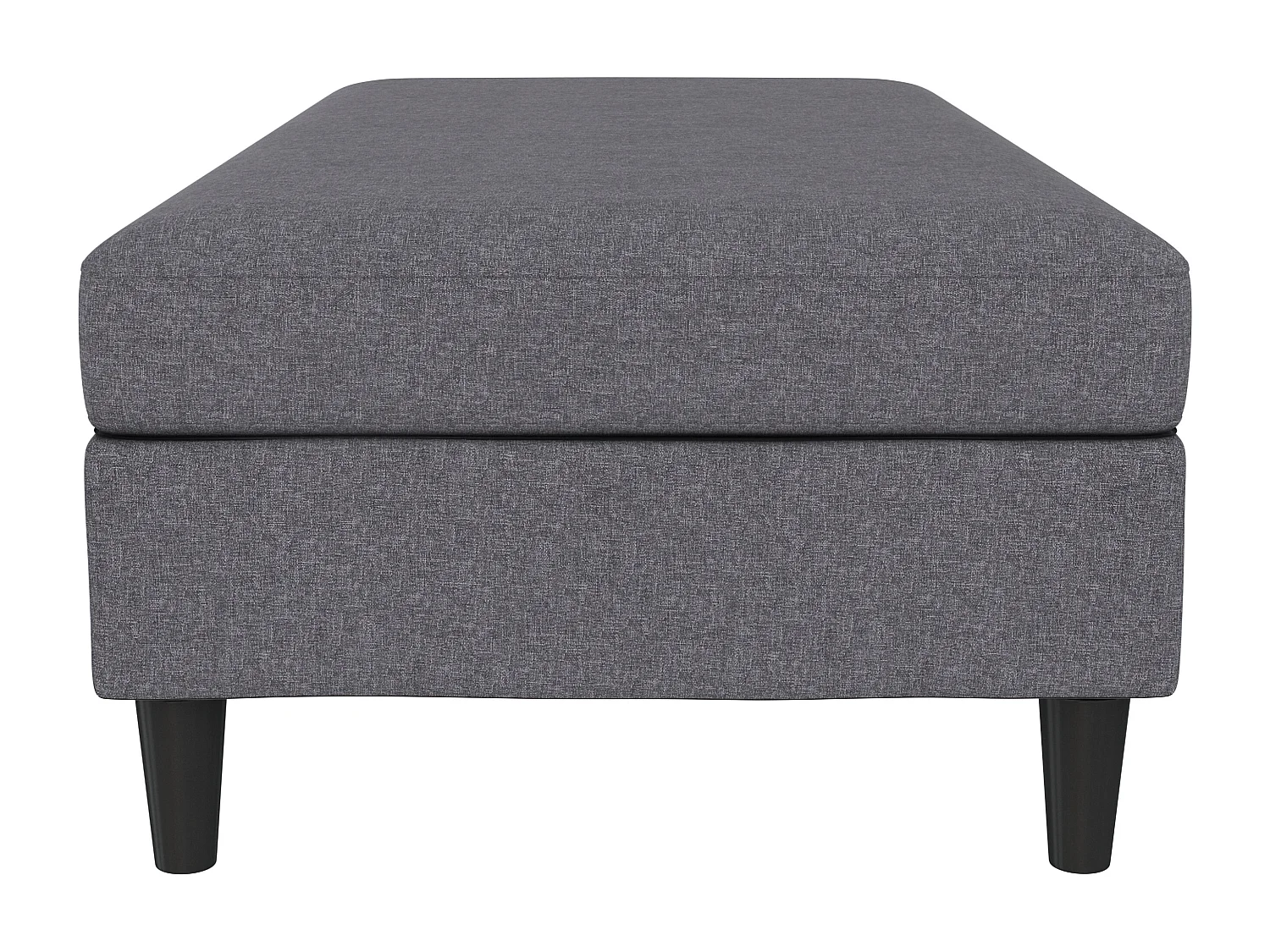 Hartford | Pouf en tissu gris