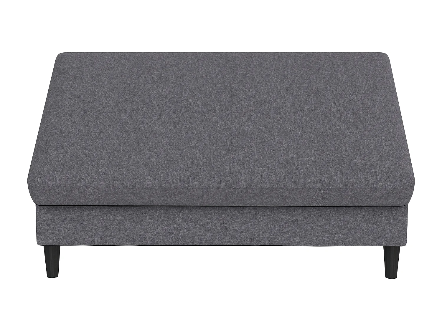 Hartford | Pouf en tissu gris