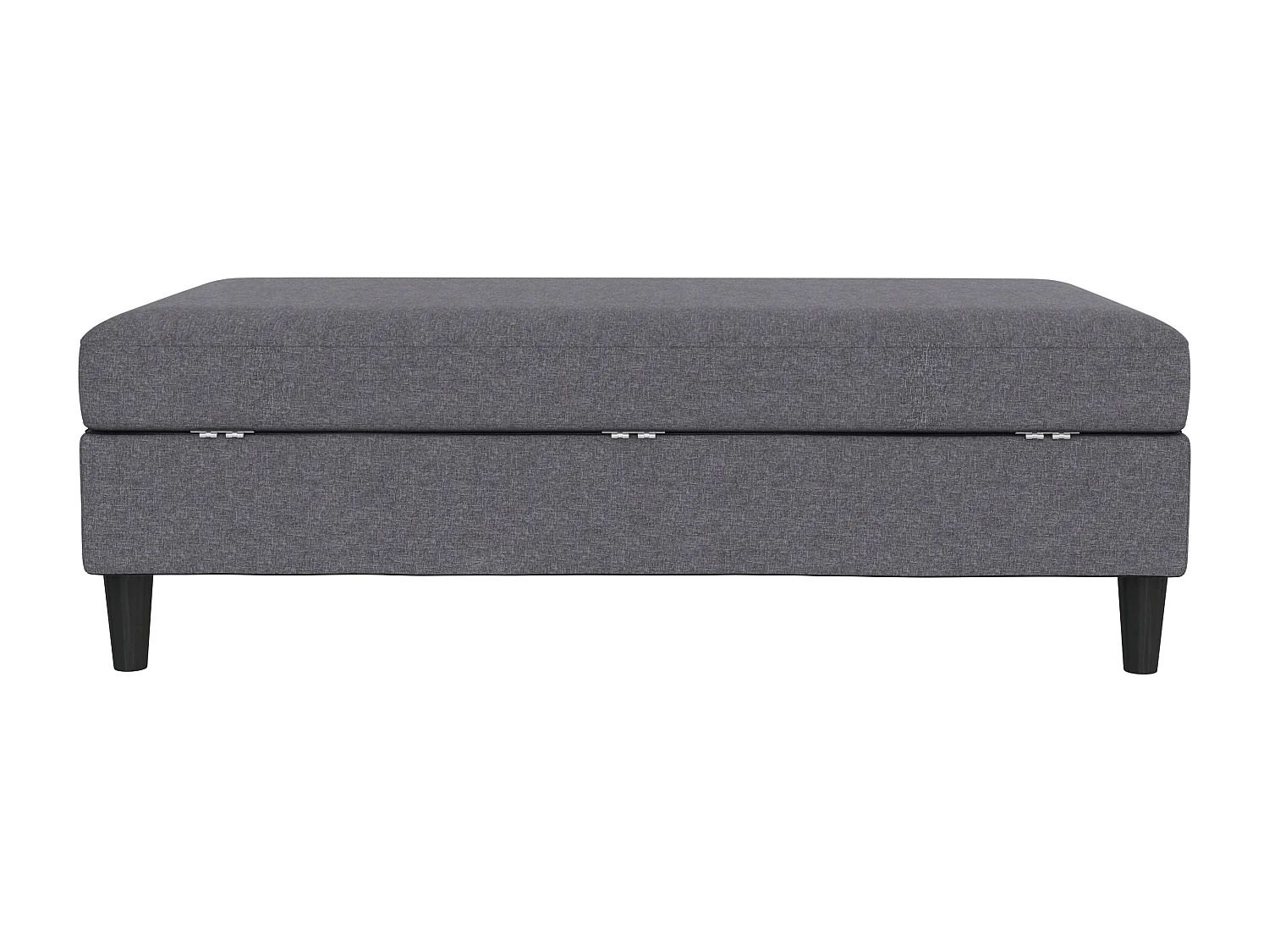 Hartford | Pouf en tissu gris