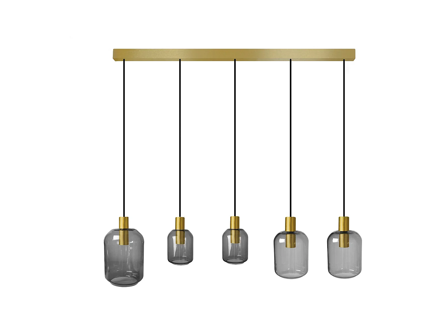 Lustre TOSEL ,métal,Gris ,H 100x D20xP60 cm