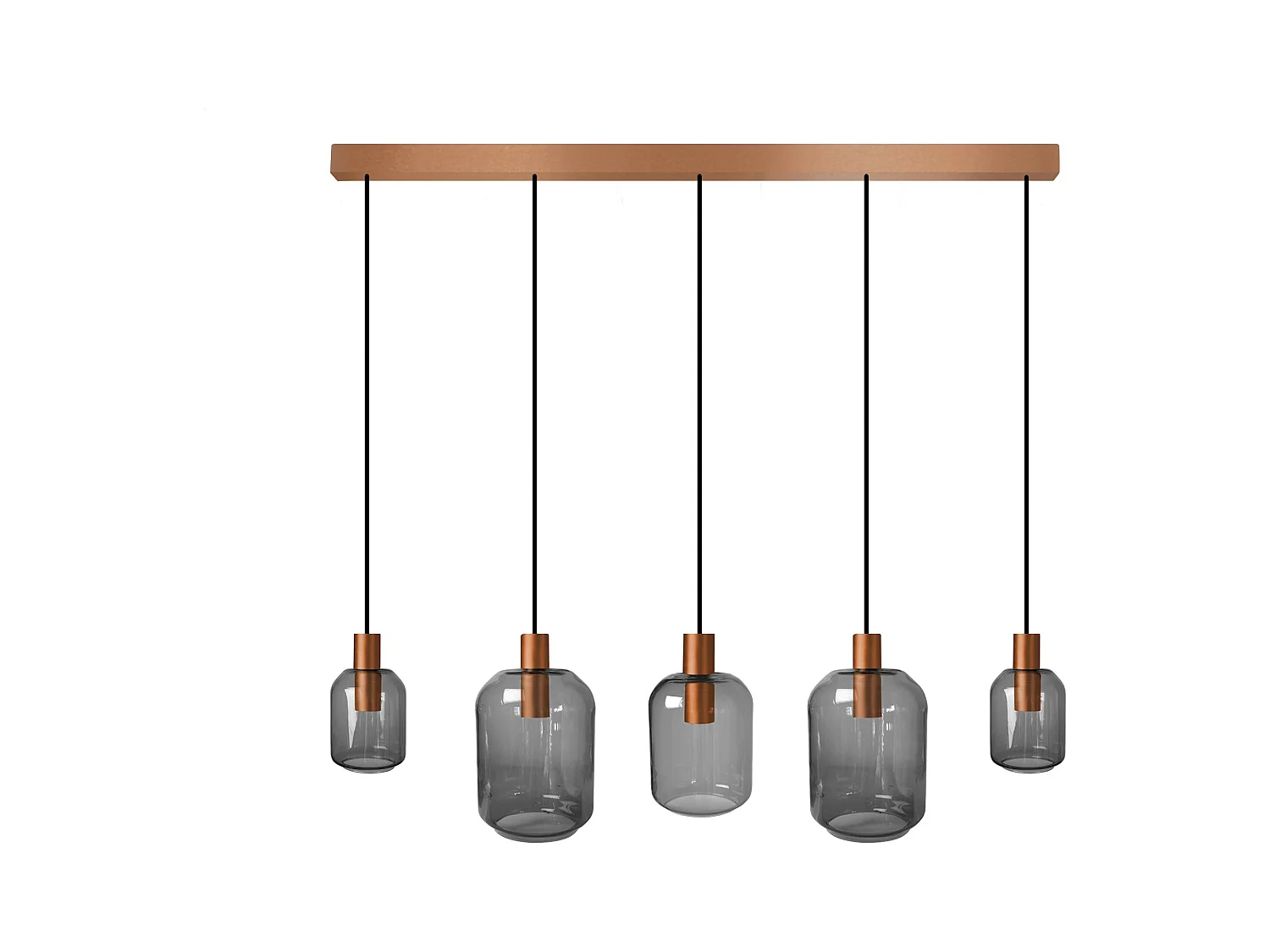 Lustre TOSEL ,métal,Gris ,H100xD20xP60 cm