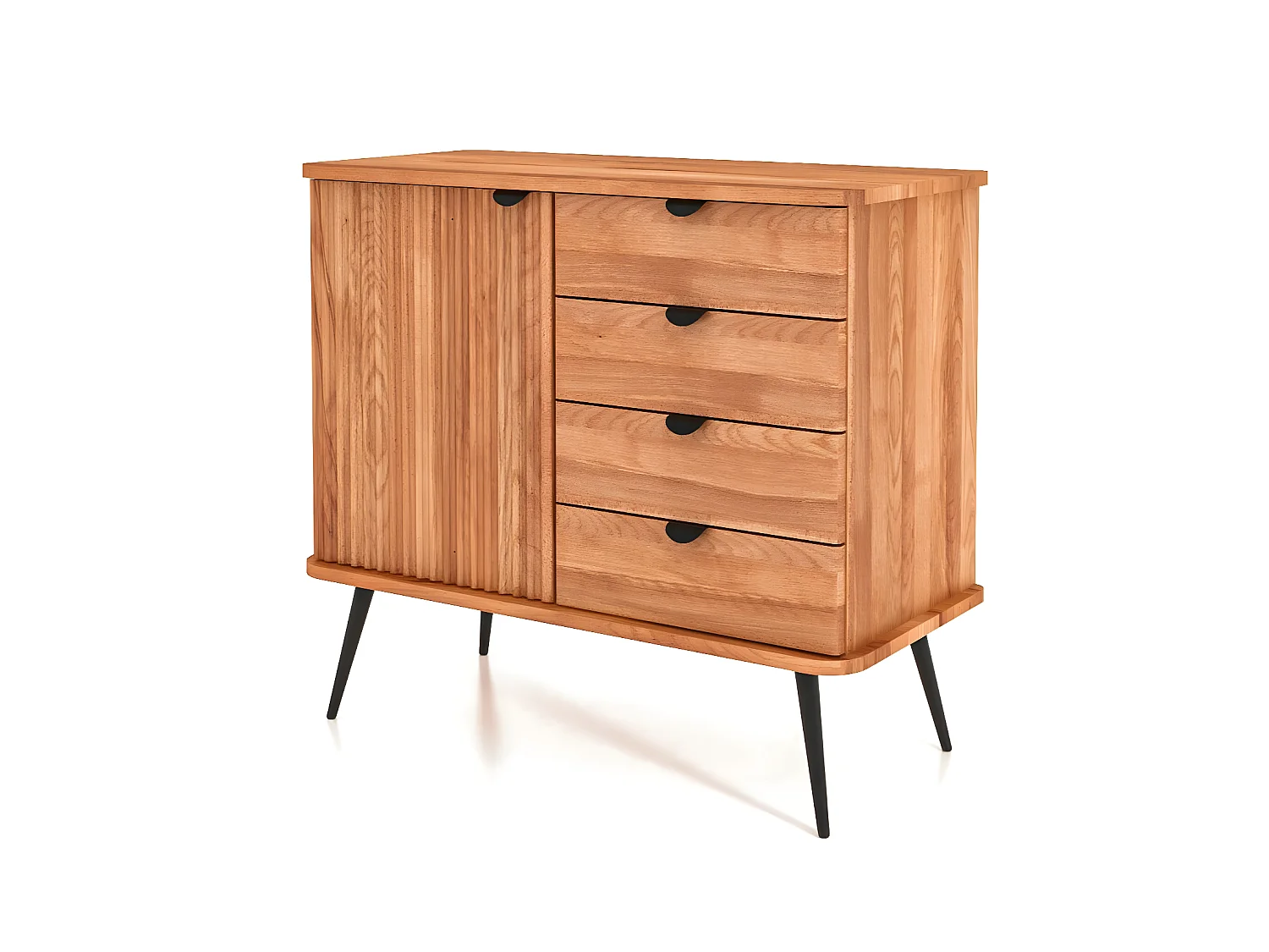 KULA - Kommode 100% aus massivem Holz aus Kernbuche, naturgeölt