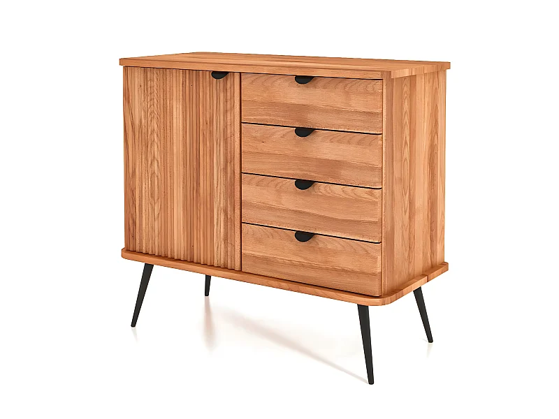 KULA - Kommode 100% aus massivem Holz aus Kernbuche, naturgeölt