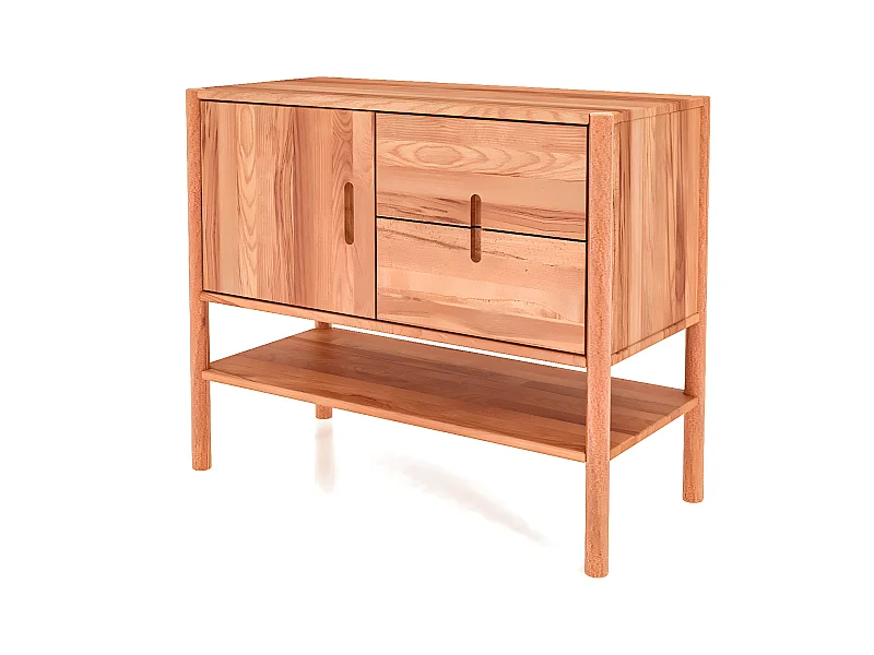 POLA - Kommode 100% aus massivem Holz aus Kernbuche, naturgeölt