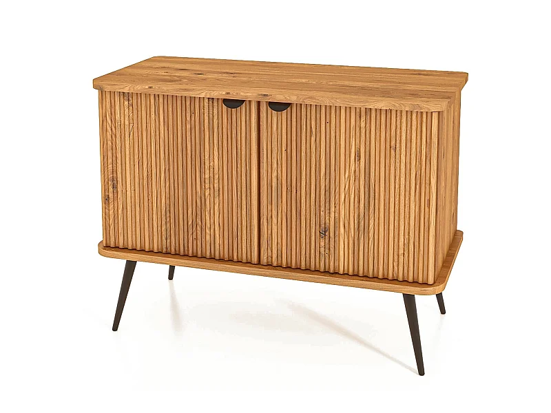 KULA - Kommode 100% aus massivem Holz aus Wildeiche, naturgeölt