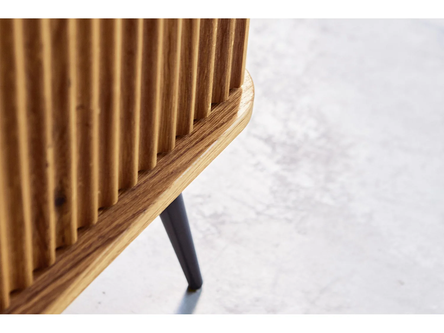 ABIES - Commode 100% en bois massif de chêne sauvage, huilé naturel