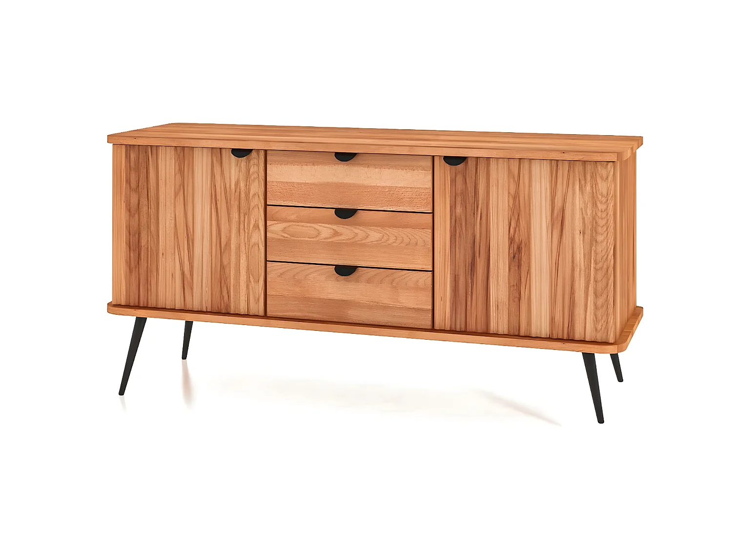 KULA - Kommode 100% aus massivem Holz aus Kernbuche, naturgeölt