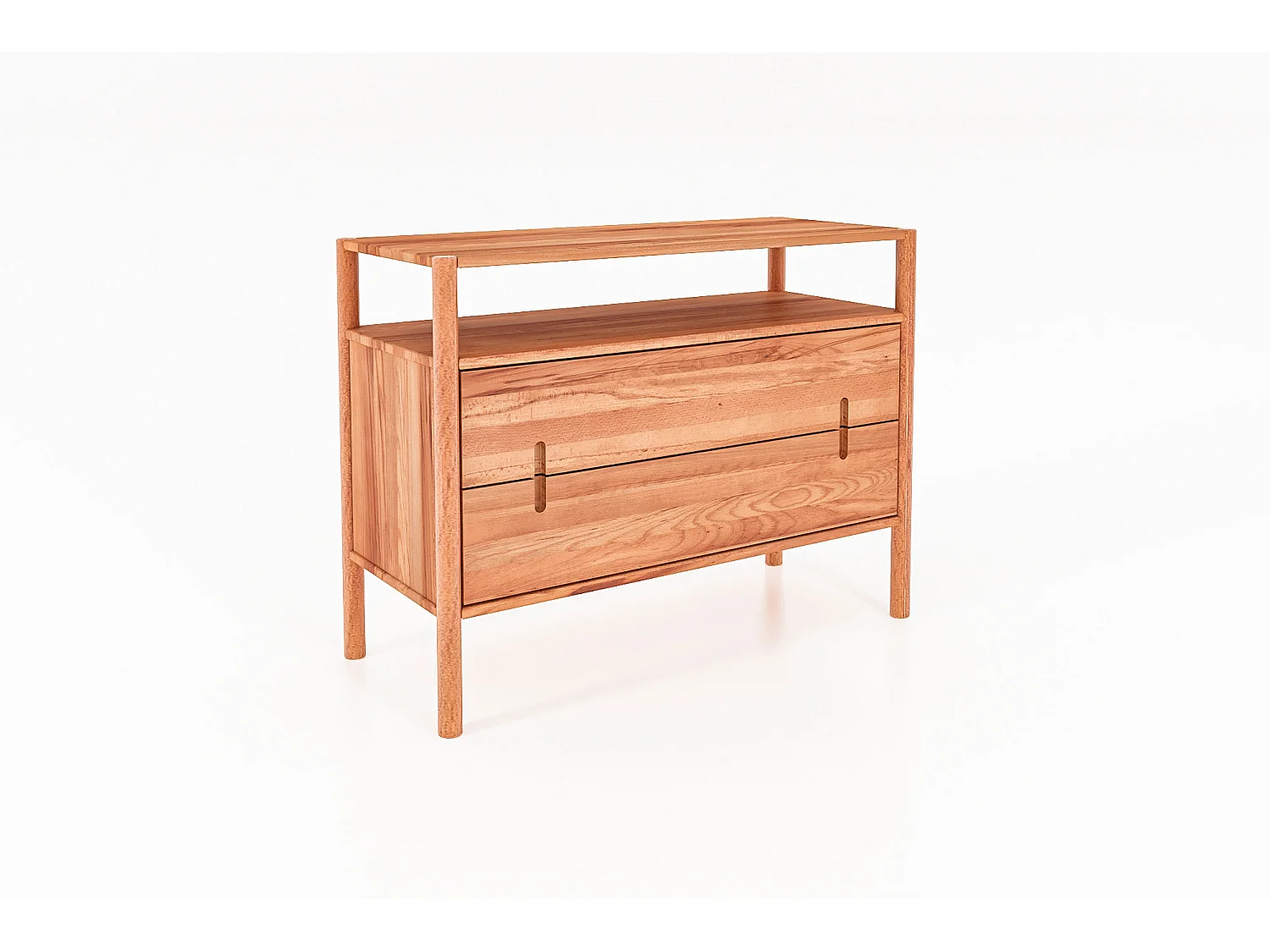 POLA - Kommode 100% aus massivem Holz aus Kernbuche, naturgeölt