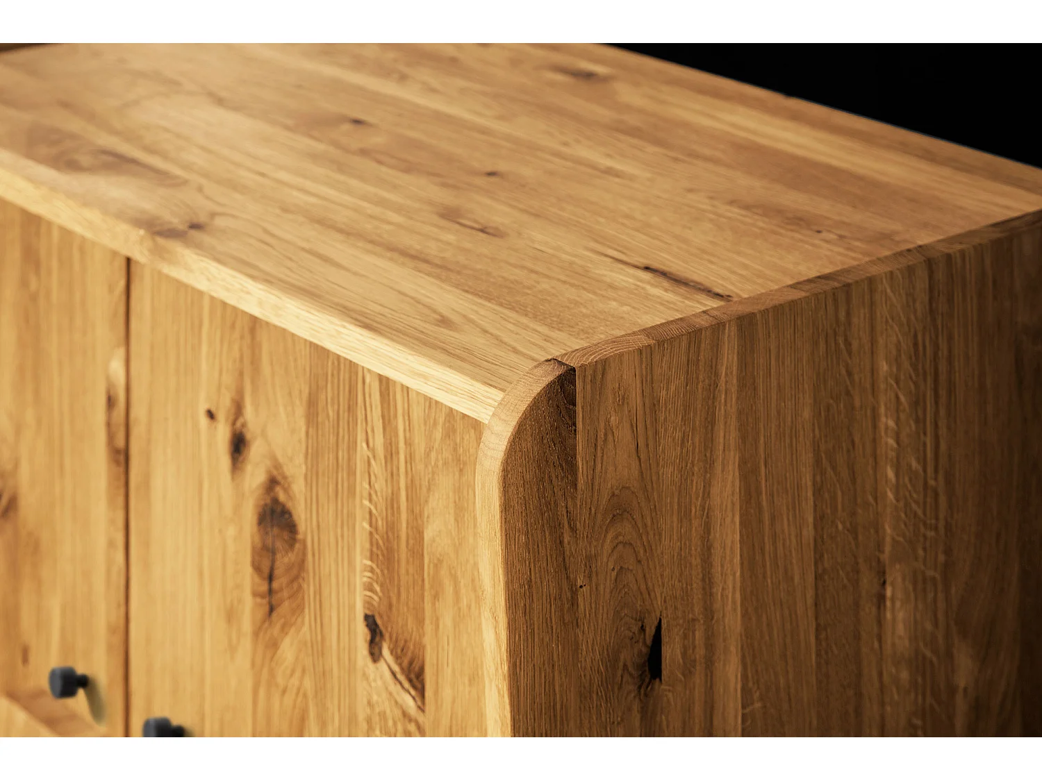 RETRO - Kommode 100% aus massivem Holz aus Kernbuche, naturgeölt