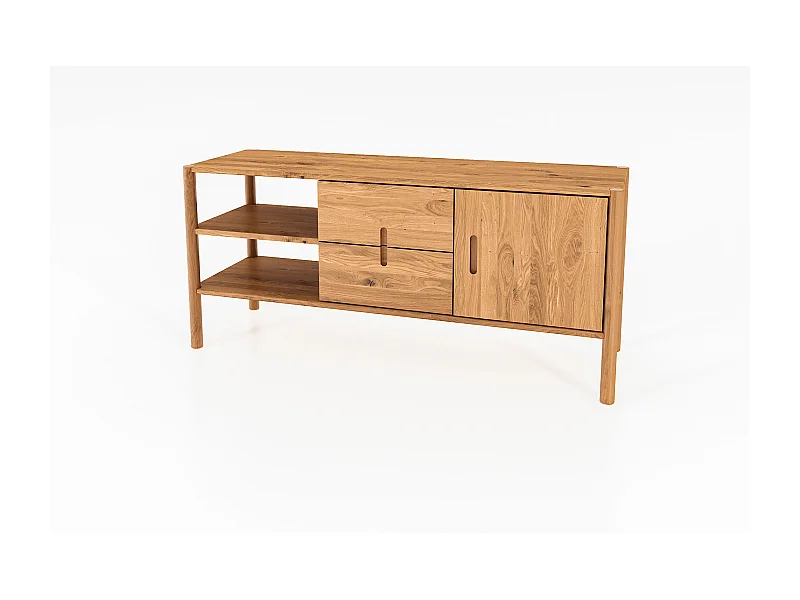 POLA - Kommode 100% aus massivem Holz aus Wildeiche, naturgeölt