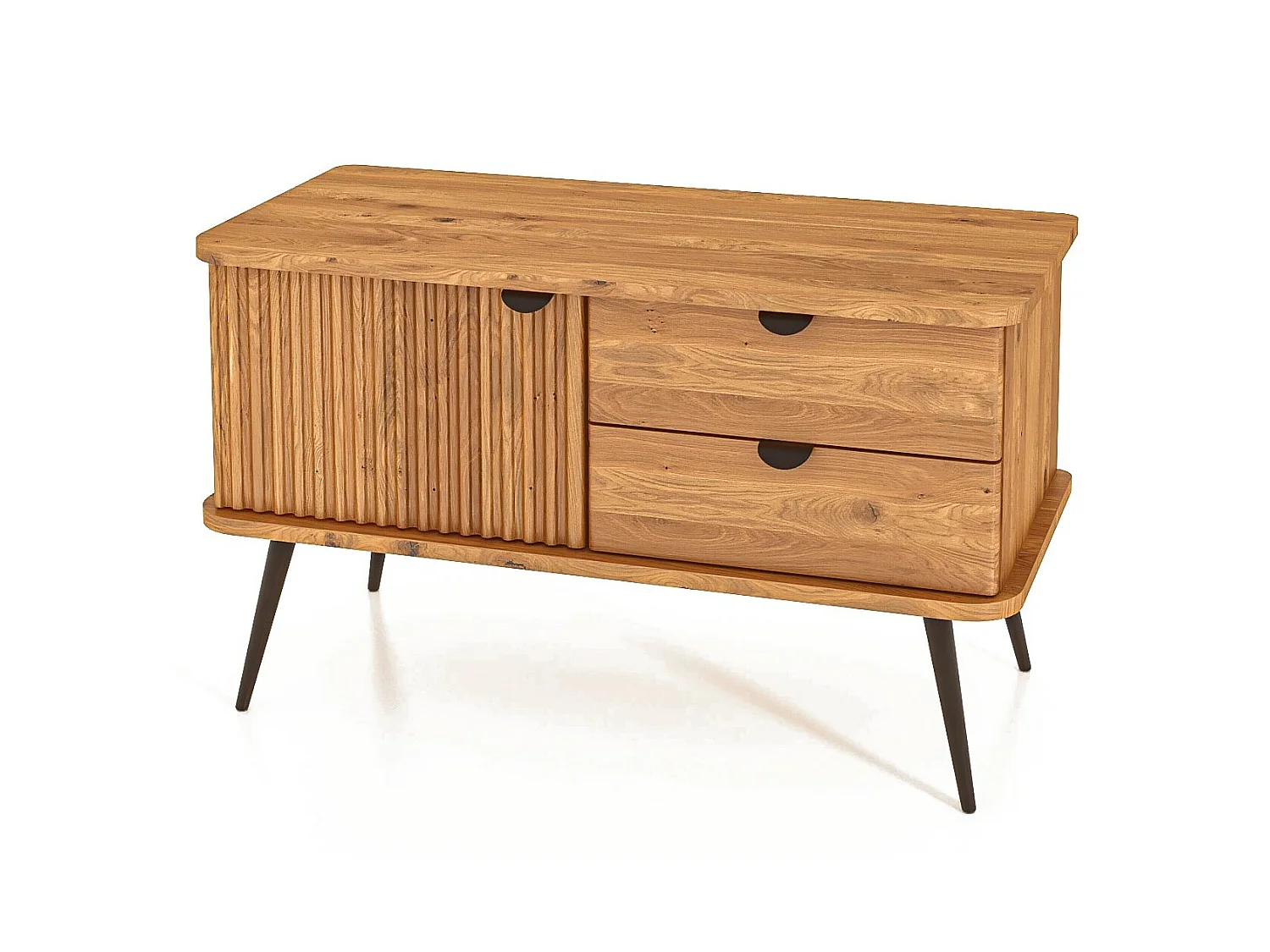 KULA - Kommode 100% aus massivem Holz aus Wildeiche, naturgeölt