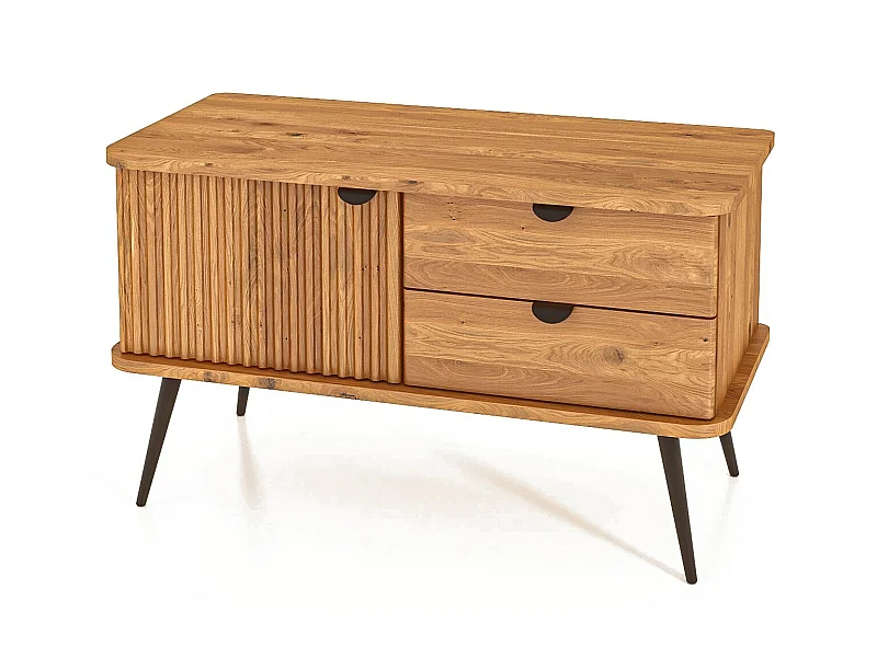 KULA - Kommode 100% aus massivem Holz aus Wildeiche, naturgeölt