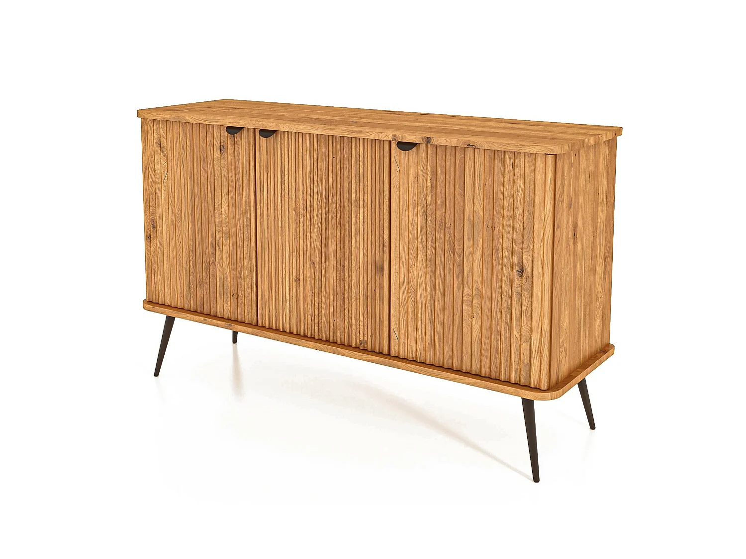 KULA - Kommode 100% aus massivem Holz aus Wildeiche, naturgeölt