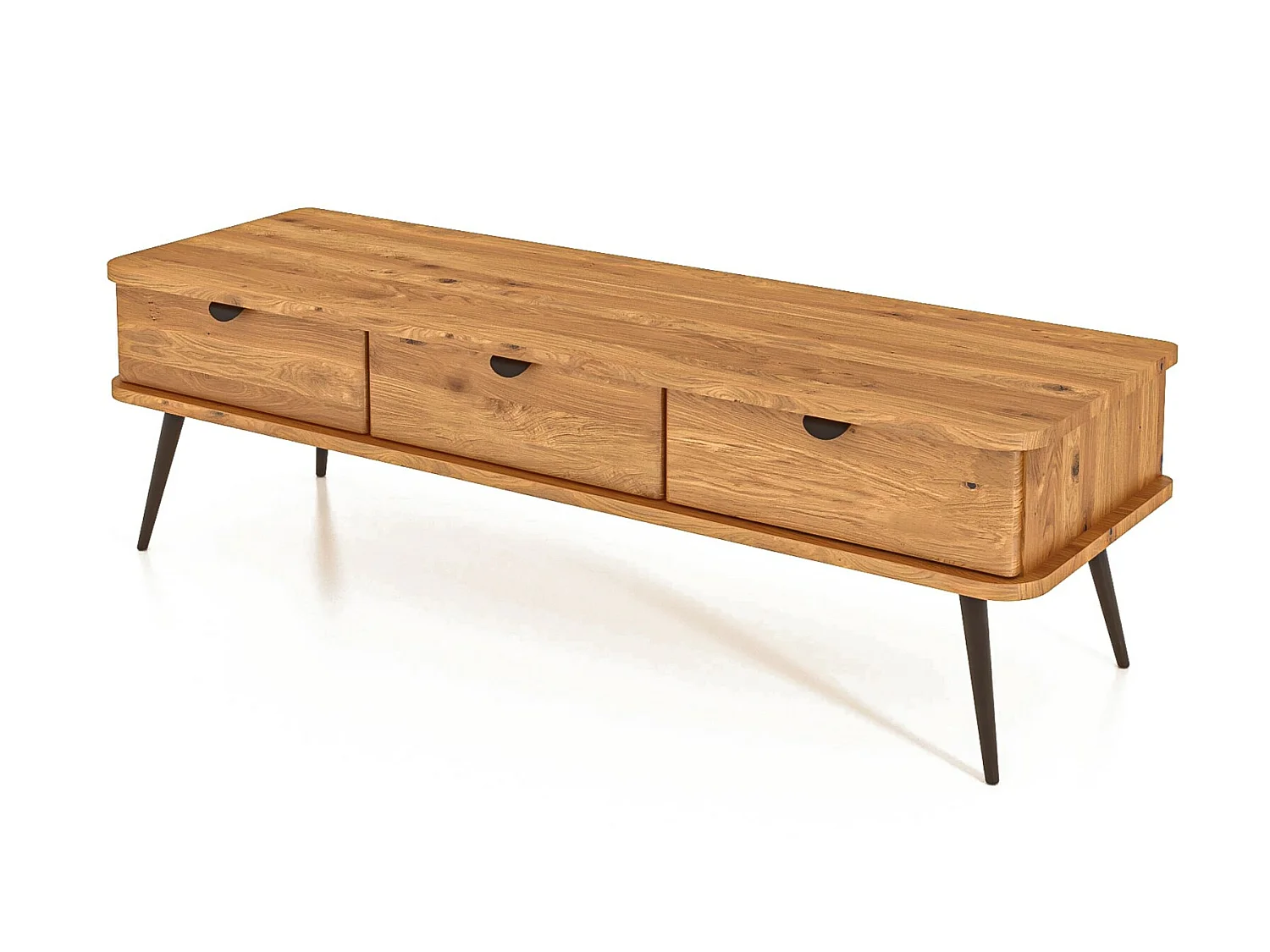 KULA - Kommode 100% aus massivem Holz aus Wildeiche, naturgeölt