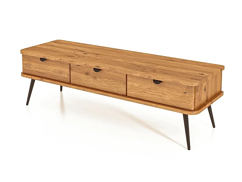 KULA - Kommode 100% aus massivem Holz aus Wildeiche, naturgeölt